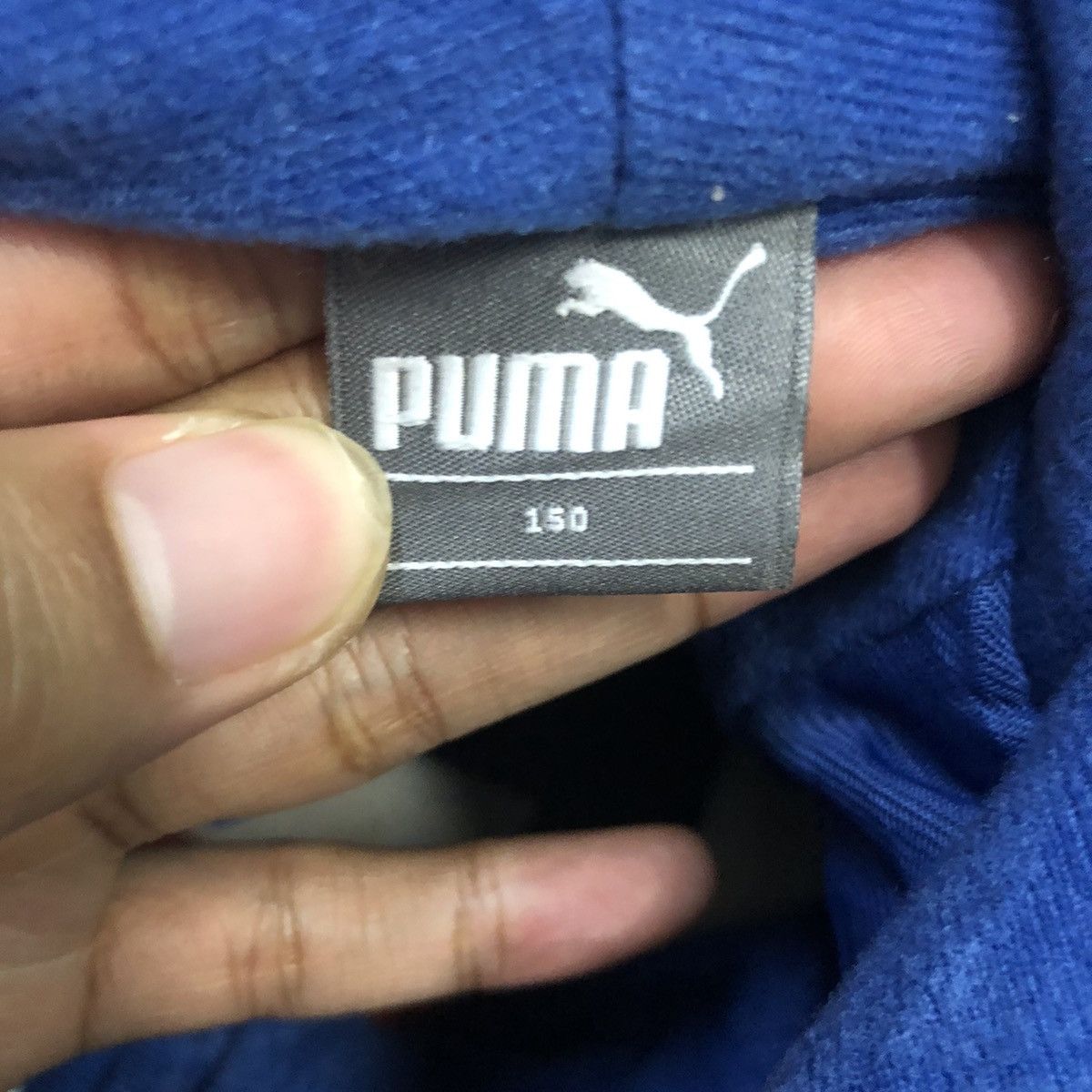 Puma Vintage Puma Big Logo Zipper Ups Fleece Hoodie Jacket Size US S / EU 44-46 / 1 - 9 Thumbnail