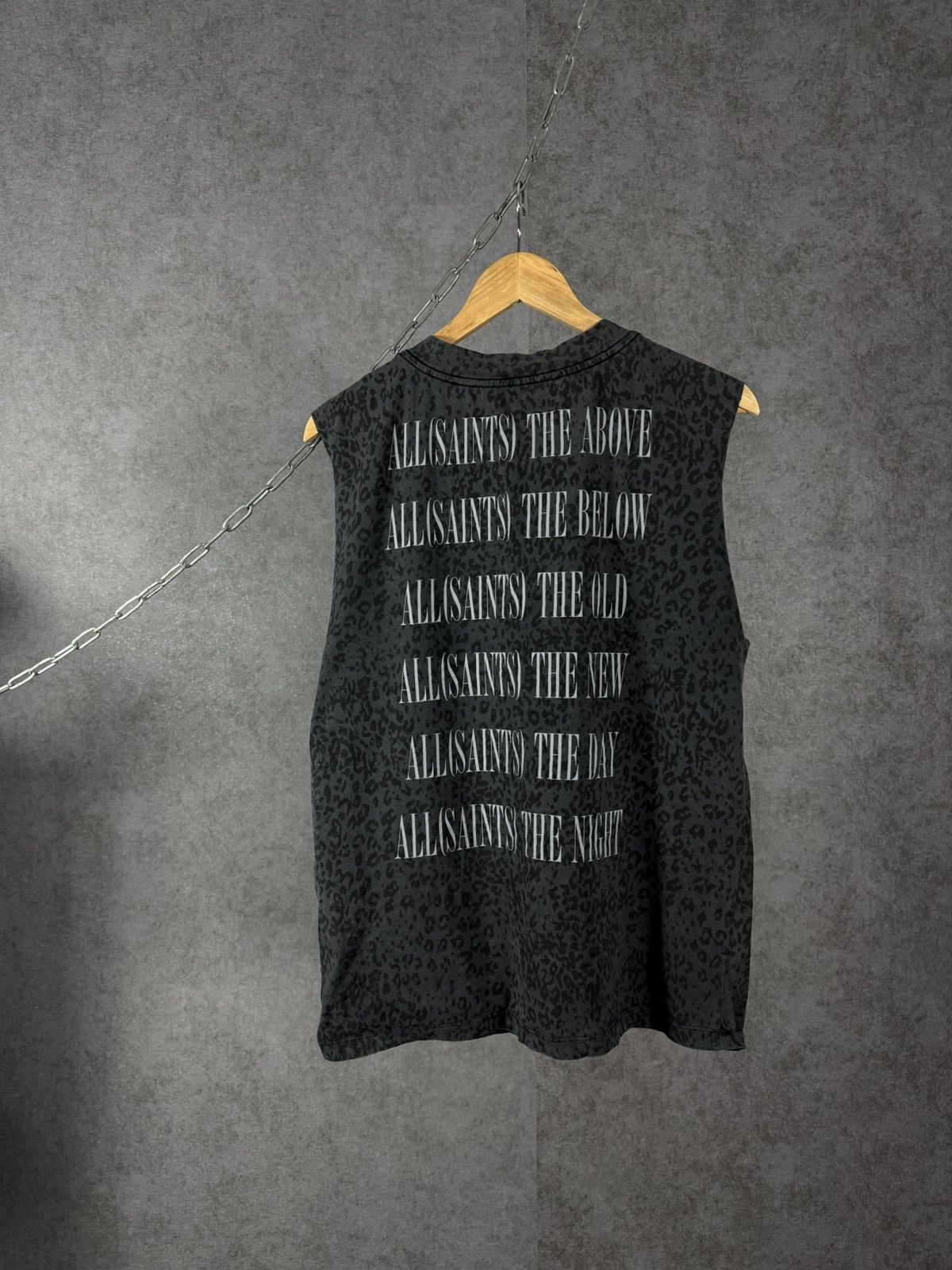 Allsaints Allsaints designer overprinted unisex tank top Size US S / EU 44-46 / 1 - 2 Thumbnail