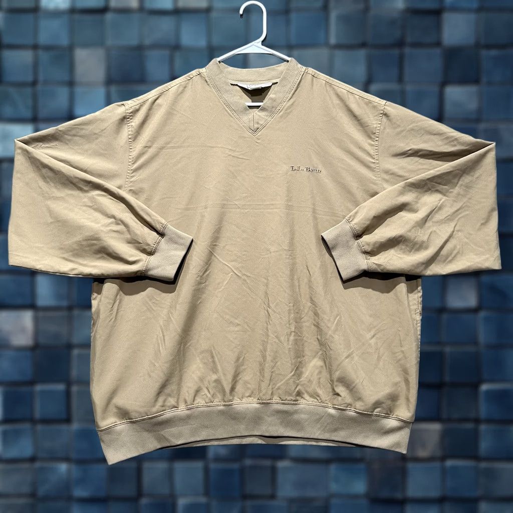 Vintage VINTAGE L.L. Bean Jacket Mens XL Beige Tan Windbreaker Lightweight CK KR31 GUC Size US XL / EU 56 / 4 - 1 Thumbnail
