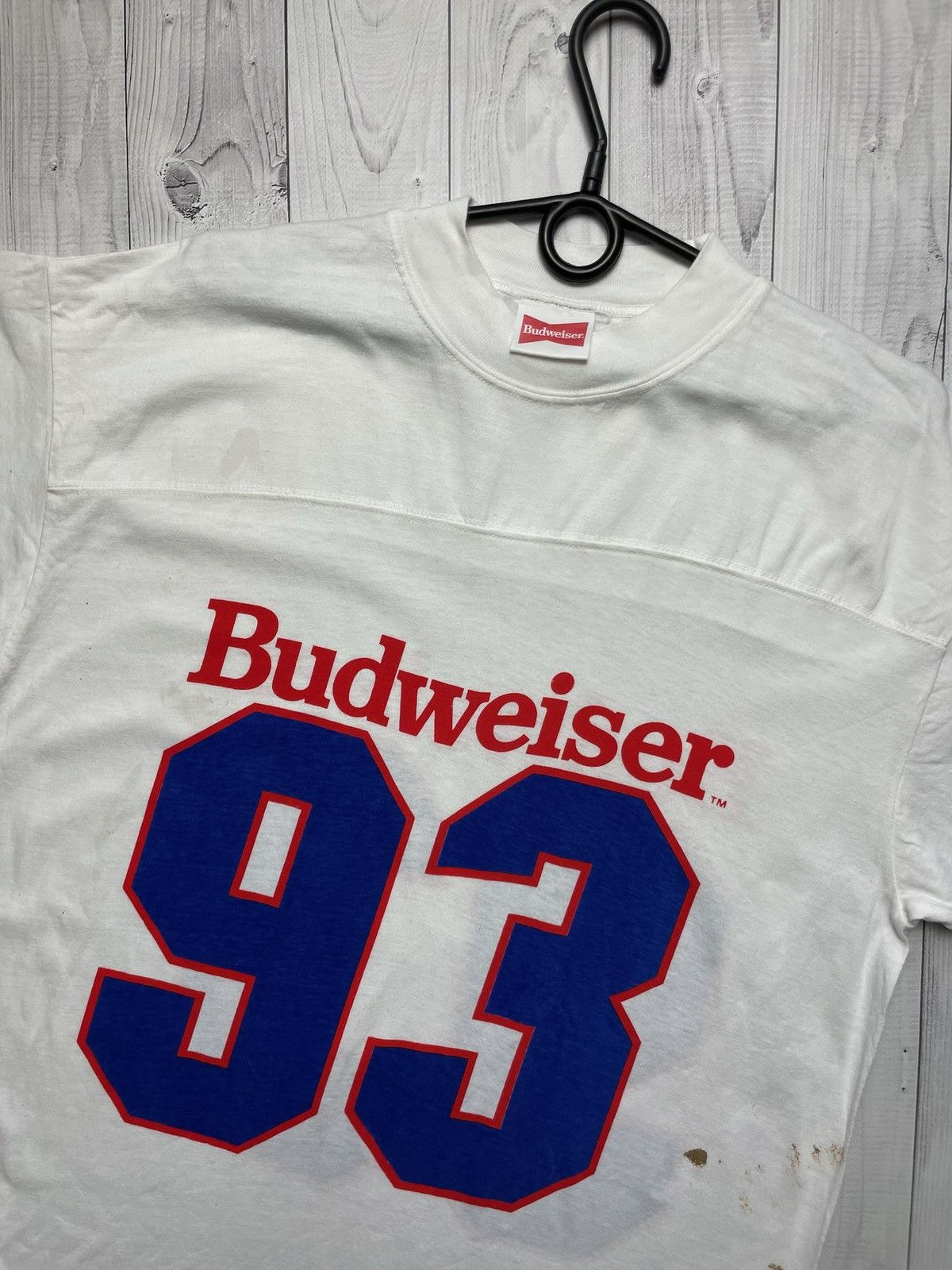 Budweiser × Vintage Vintage Budweiser tee rare 1993 size L/XL big logo Size US L / EU 52-54 / 3 - 2 Thumbnail