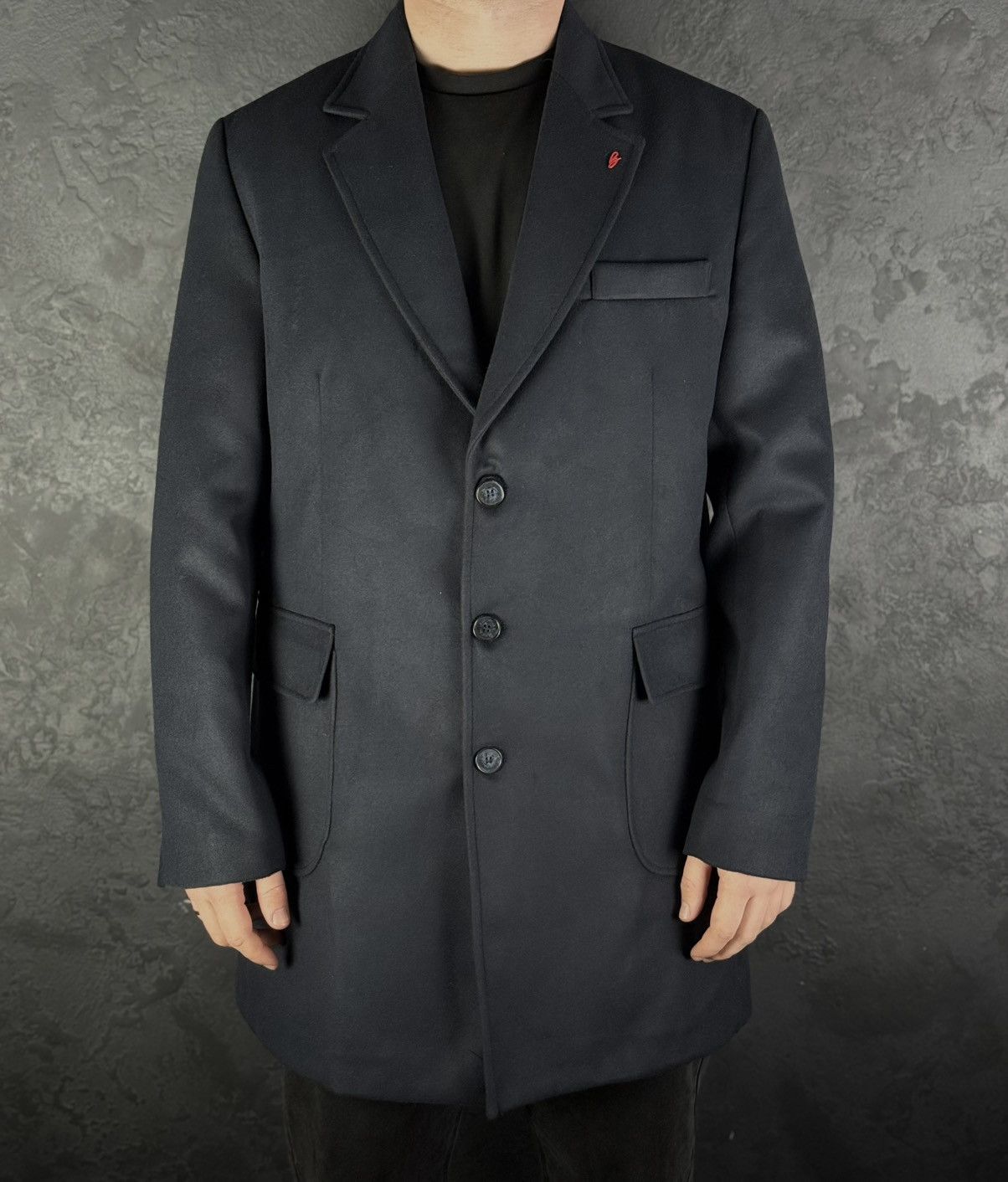 Other Linea Sartoriale Milano 85% Wool / 15% Cashmere Mens Coat Size US XL / EU 56 / 4 - 2 Thumbnail