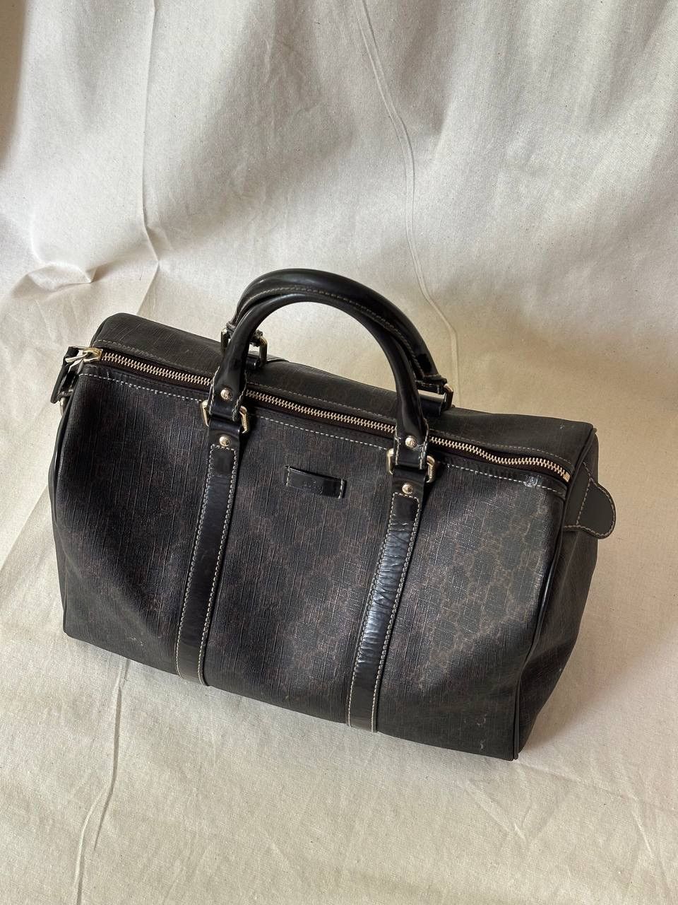 Gucci Gucci Boston Brown Monogram Bag Size ONE SIZE - 3 Thumbnail
