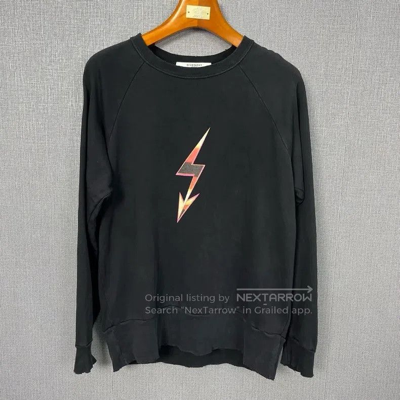 Givenchy Givenchy Black Lightning Print Hoodie, Size M, Code 790588 Size US M / EU 48-50 / 2 - 1 Thumbnail