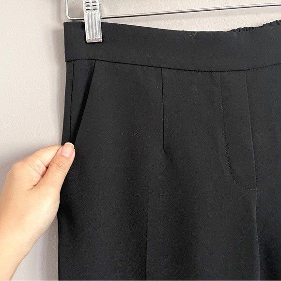 Aritzia Aritzia Babaton Black New Cohen Cropped Pants - 4 Size 27" / US 4 / IT 40 - 4 Thumbnail
