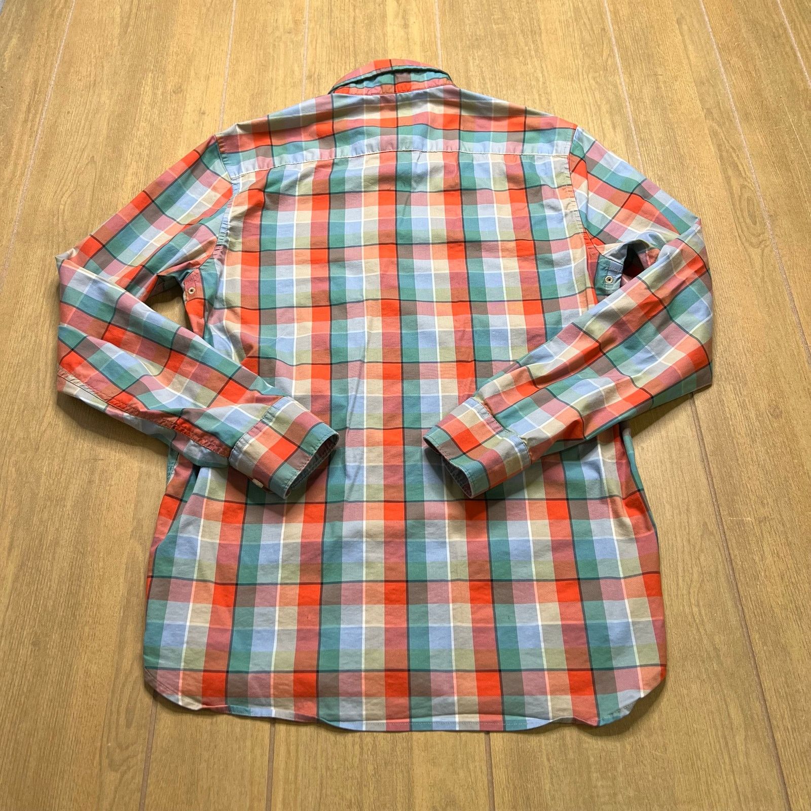 Victorinox Victorinox Plaid Button Up Shirt Mens M Slim Fit Red Blue Size US M / EU 48-50 / 2 - 8 Thumbnail