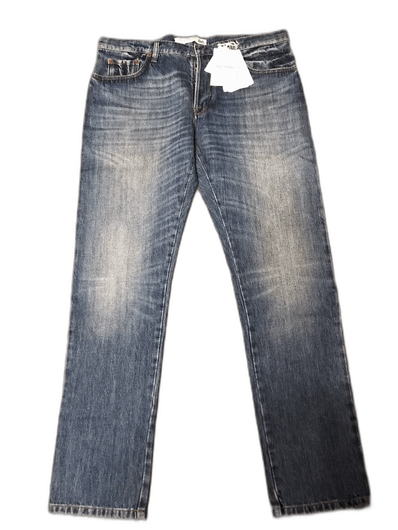 Valentino Valentino Water-washed Straight Denim Pants Size US 32 / EU 48 - 1 Thumbnail