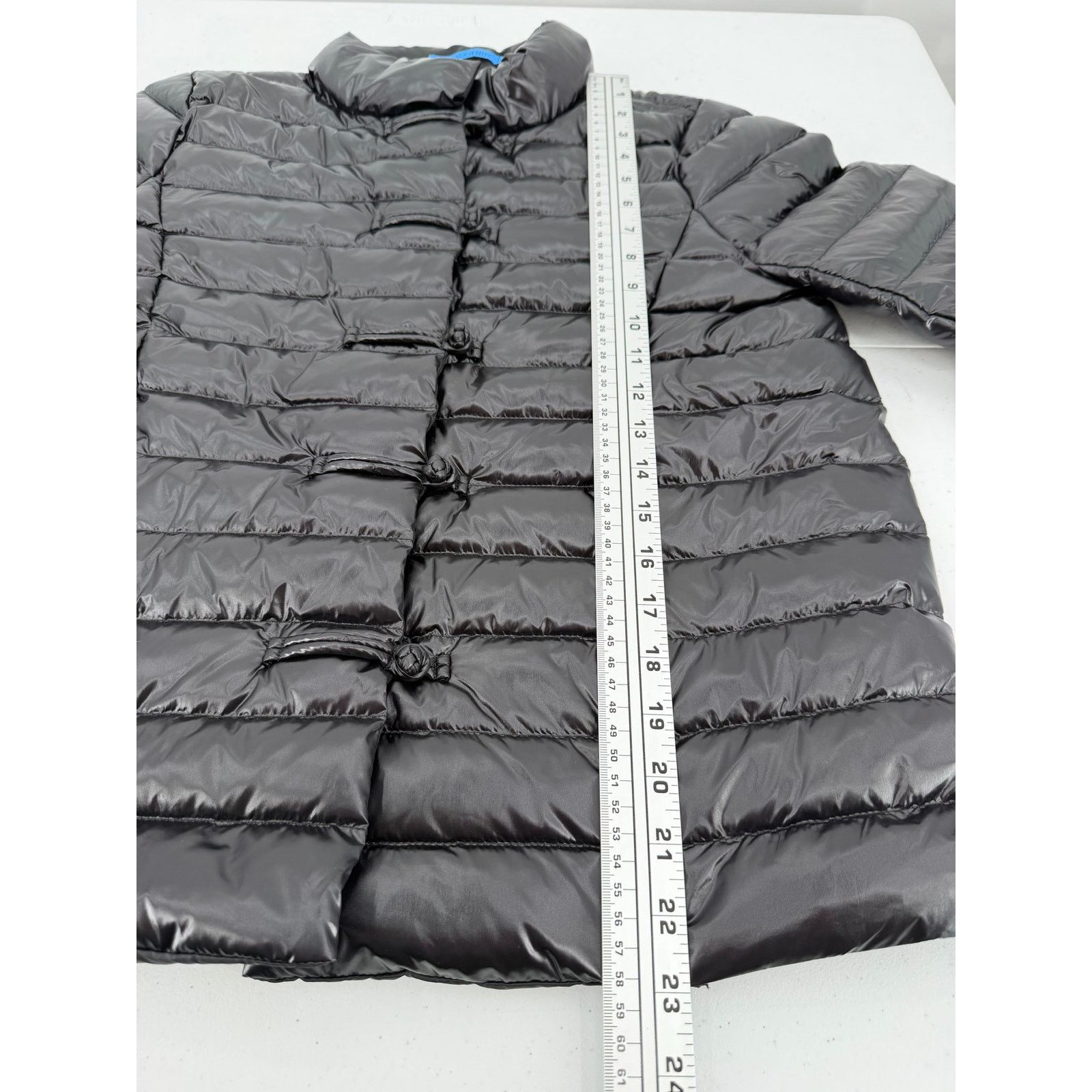 J.McLaughlin NWT J. McLaughlin Women's Hayes Shiny Black Puffer Jacket Size S / US 4 / IT 40 - 12 Thumbnail