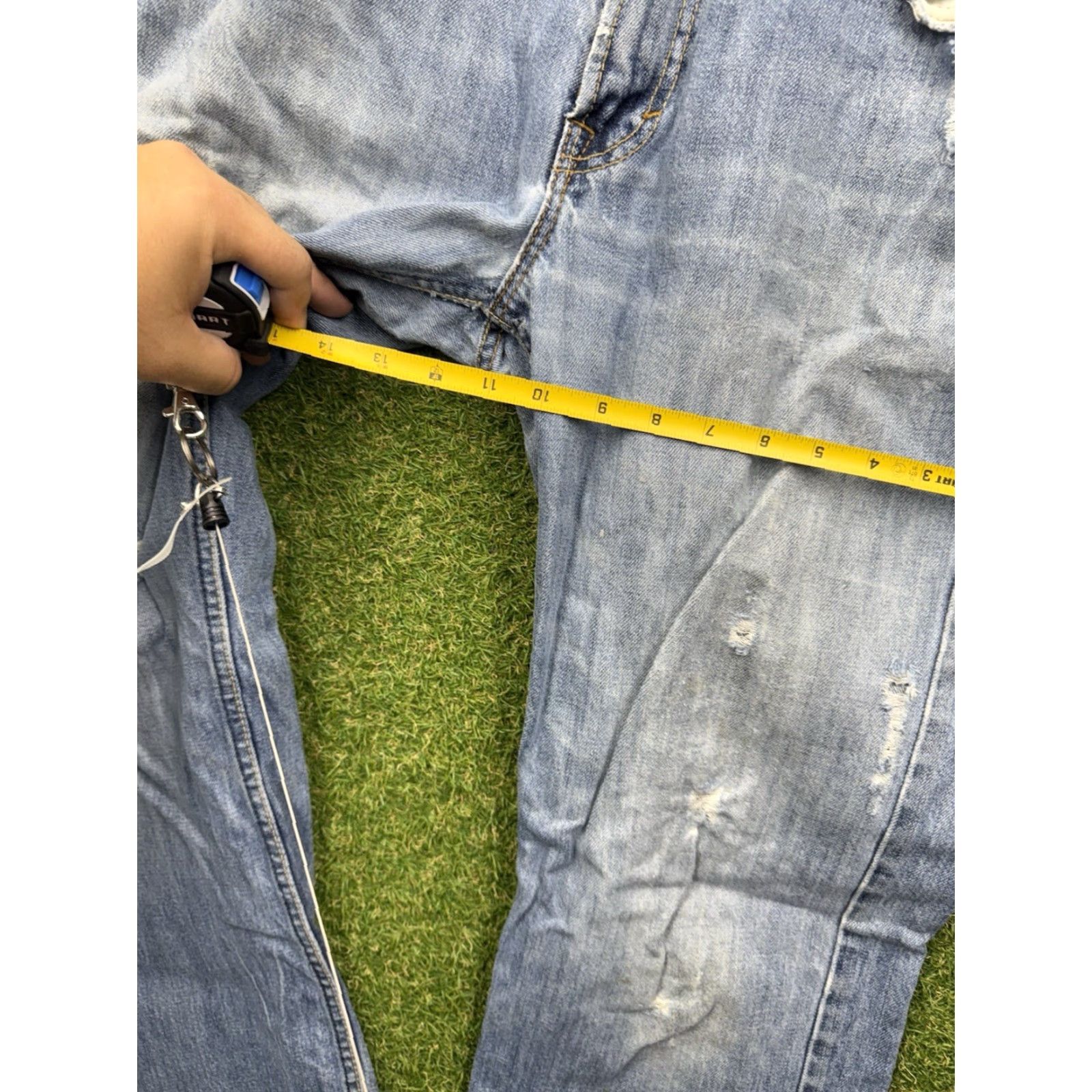 American Eagle Outfitters VINTAGE American Eagle Jeans Mens 33x32 Low Rise Boot Cut Light Wash Size US 33 - 6 Thumbnail