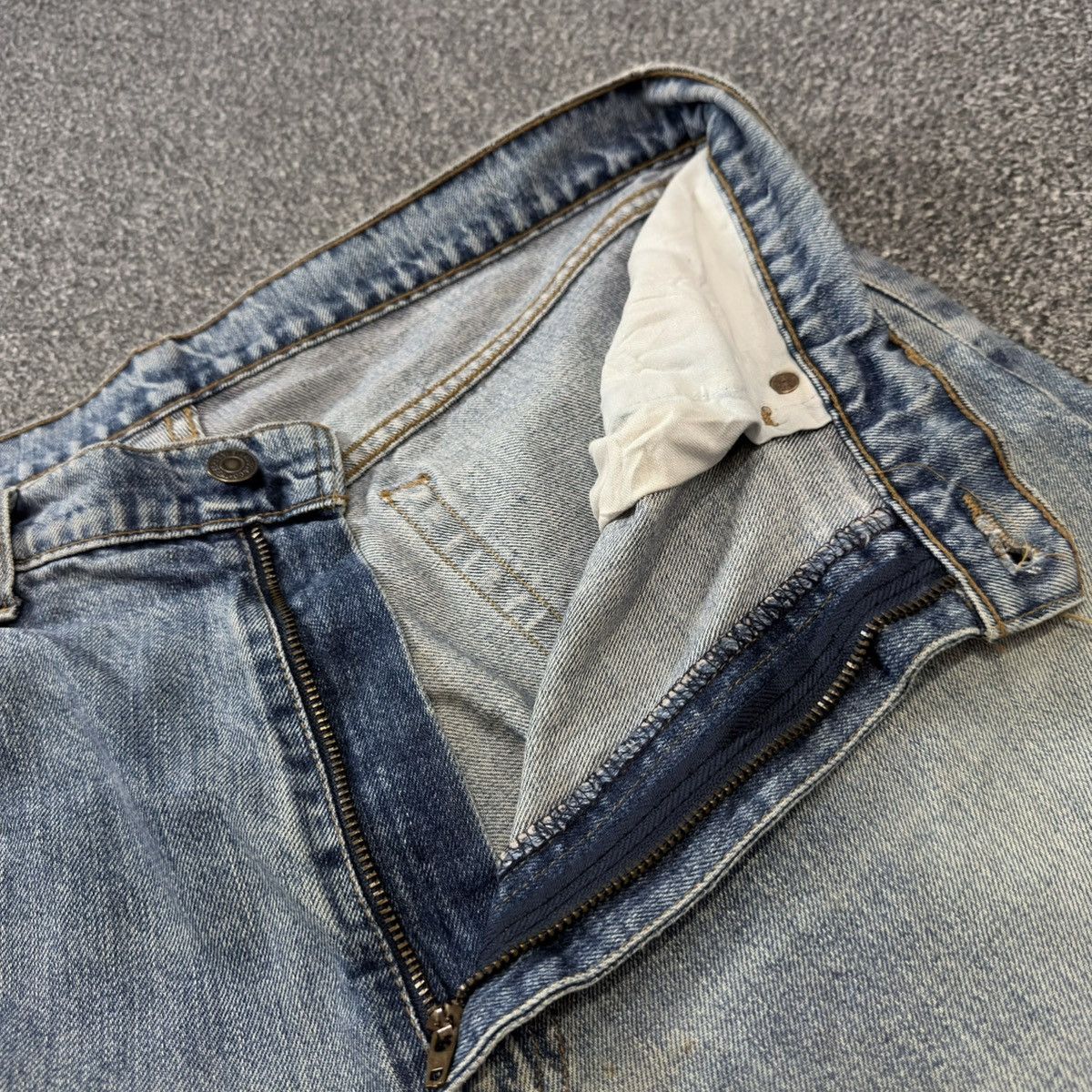 Engineered Garments × Levi's Vintage 1996 Levis 512 Faded Baggy Grunge Denim Jeans y2k Size US 36 / EU 52 - 13 Thumbnail