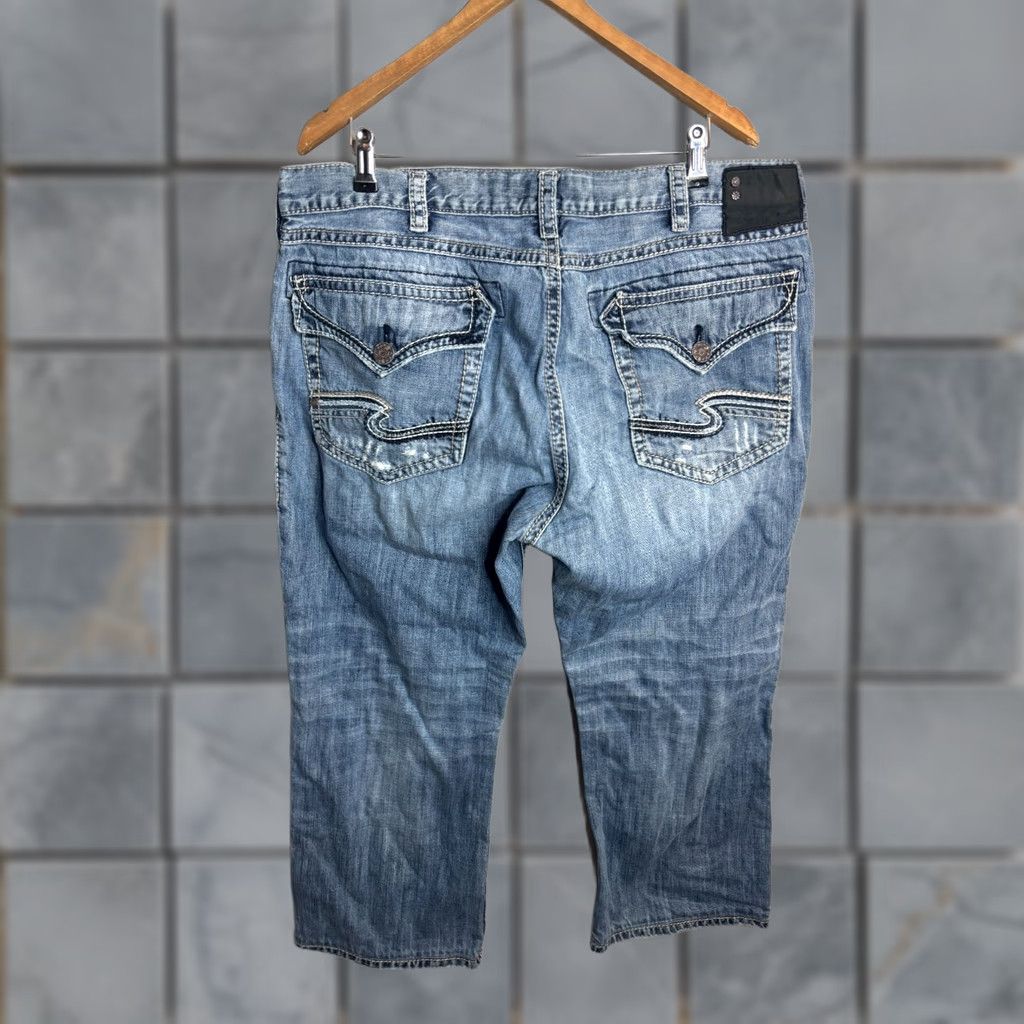 Silver Jeans Co. Silver Jeans Jeans Mens Size 38 Dark Wash Blue Bootcut Denim 6176 USA Style 38x26 Mens Size US 38 / EU 54 - 1 Thumbnail