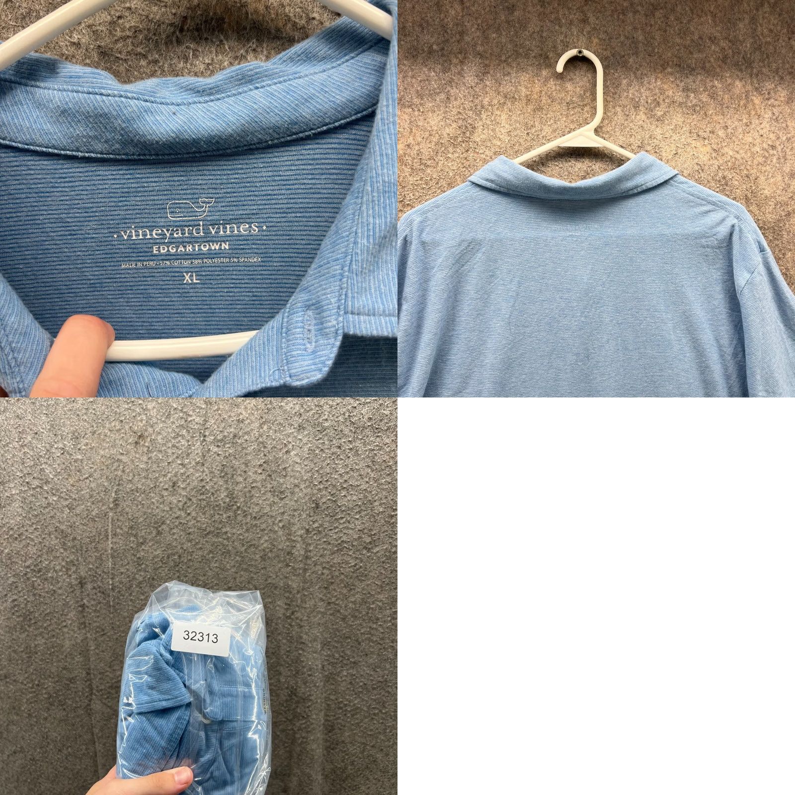 Vineyard Vines Vineyard Vines Polo Shirt Mens XL Blue Edgartown Preppy Stretch Cotton Extra Size US XL / EU 56 / 4 - 8 Thumbnail
