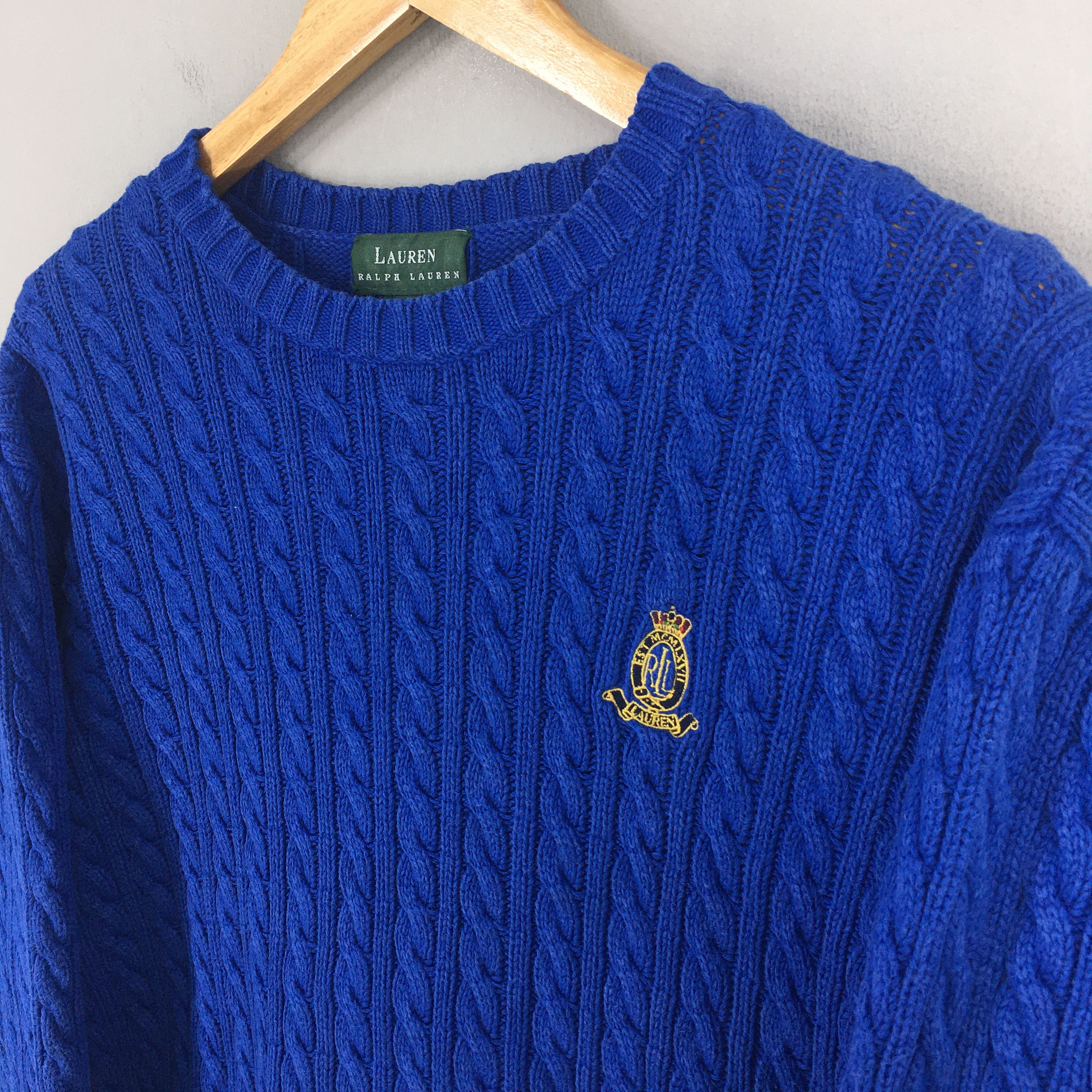 Polo Ralph Lauren × RRL Ralph Lauren × Ralph Lauren Vintage Polo Ralph Lauren Woven Women Knitwear Large Size US L / EU 52-54 / 3 - 3 Thumbnail