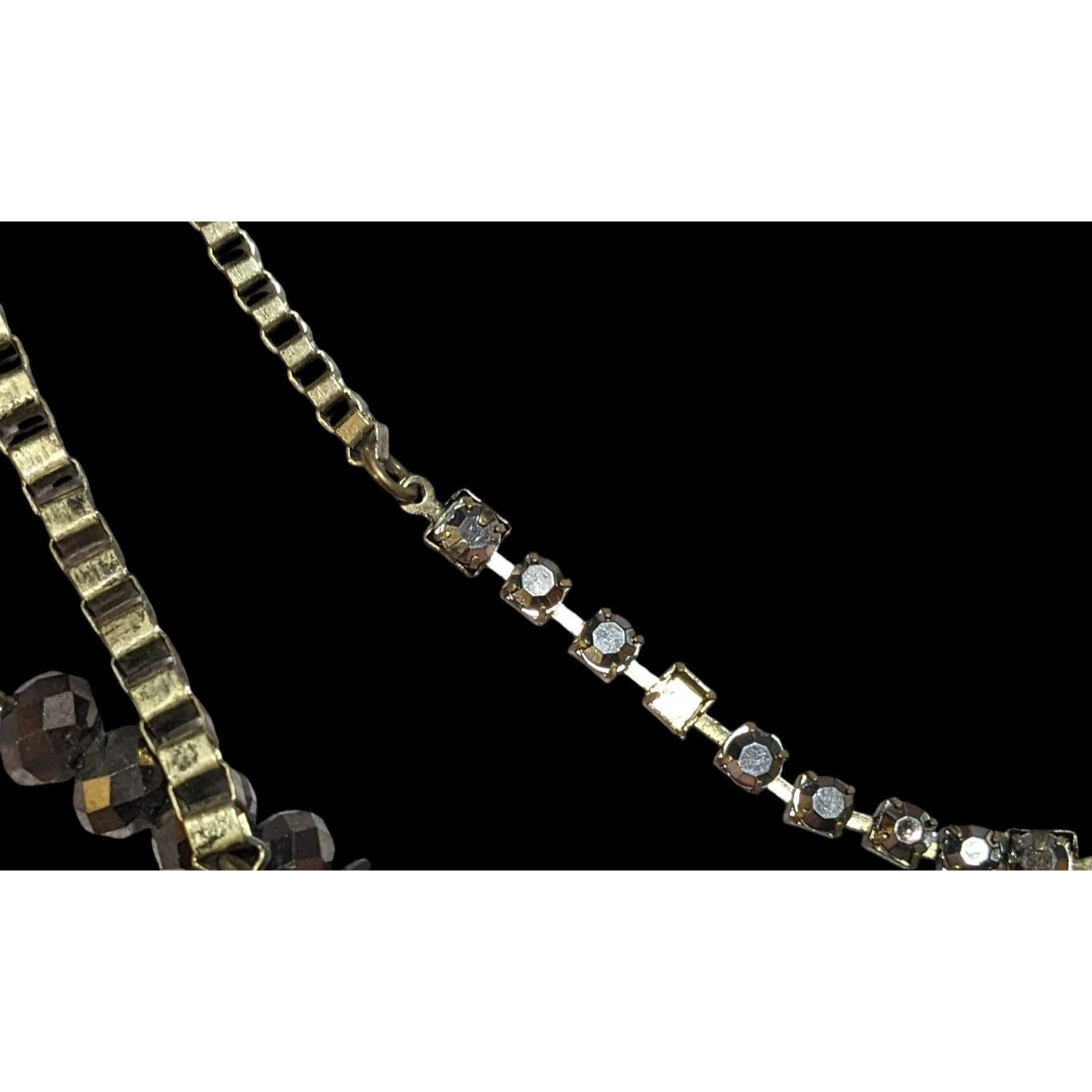 Other Multilayer Glam Box Link Beaded Statement Necklace Size ONE SIZE - 6 Thumbnail