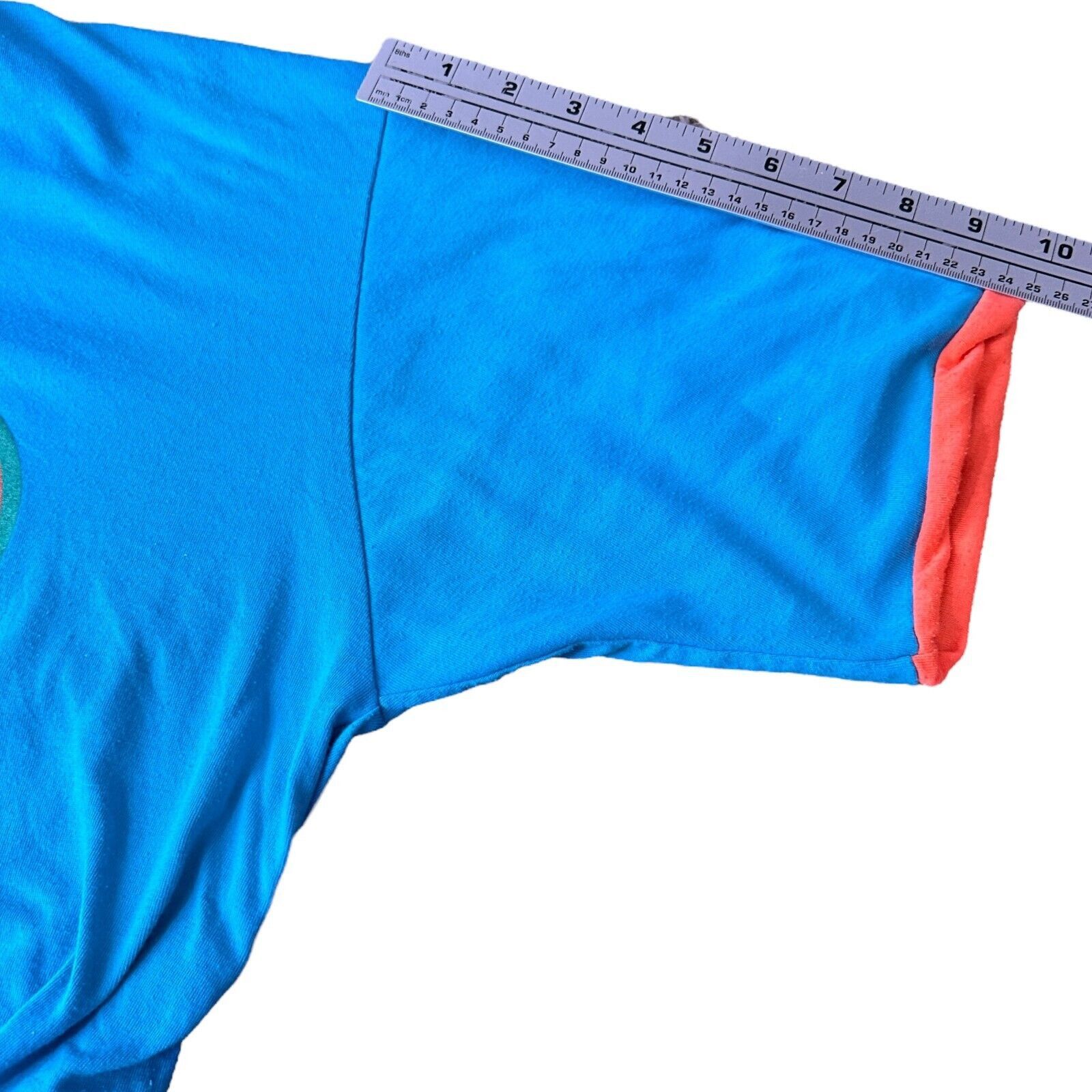 Other Vintage Sea-Trek T-Shirt Men OS Aqua Double Sleeve & Collar Size US L / EU 52-54 / 3 - 7 Thumbnail