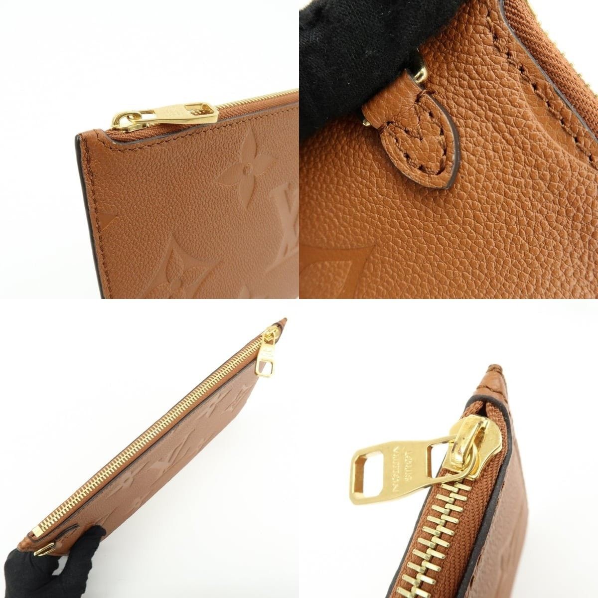 Louis Vuitton Louis Vuitton Monogram Empreinte Pochette Tan Size ONE SIZE - 5 Thumbnail
