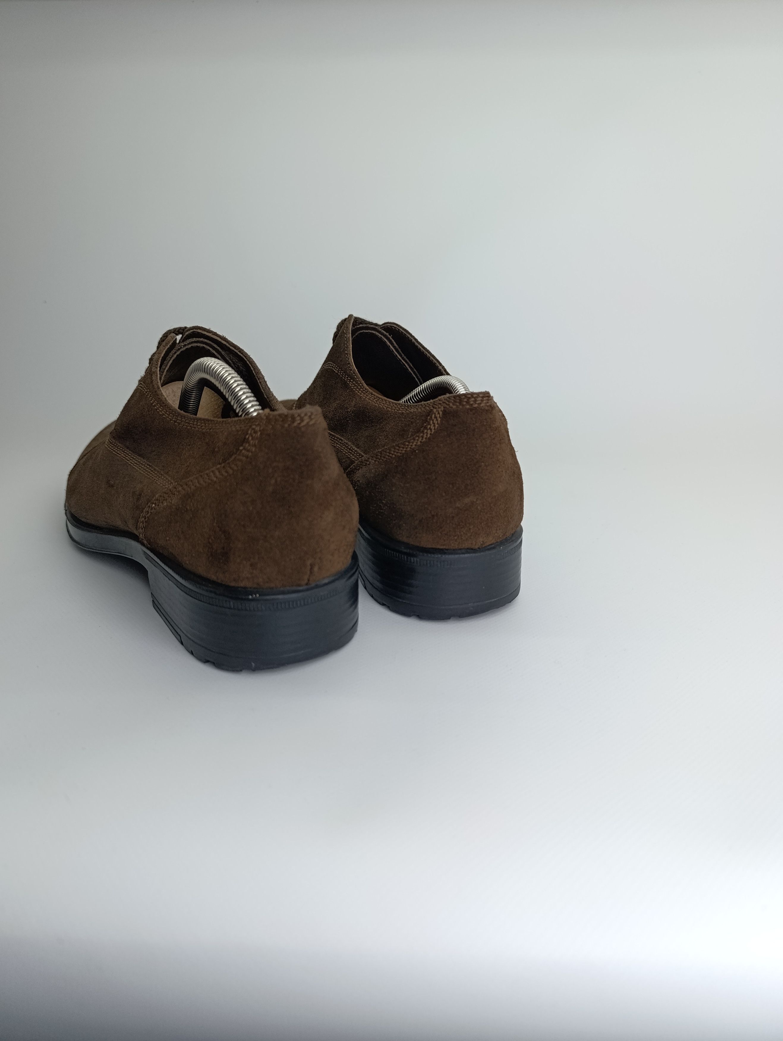 Pal Zileri Pal Zileri Concept Brown Suede Cap Toe Oxford Shoes Mens Size US 11 / EU 44 - 10 Thumbnail