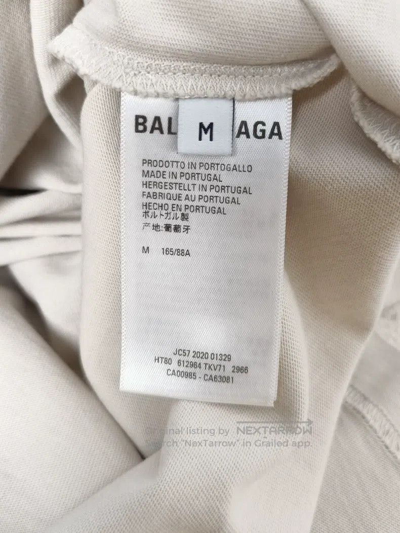 Balenciaga Balenciaga Crown and Wheat Embroidered Logo Short Sleeve T Size US M / EU 48-50 / 2 - 5 Thumbnail