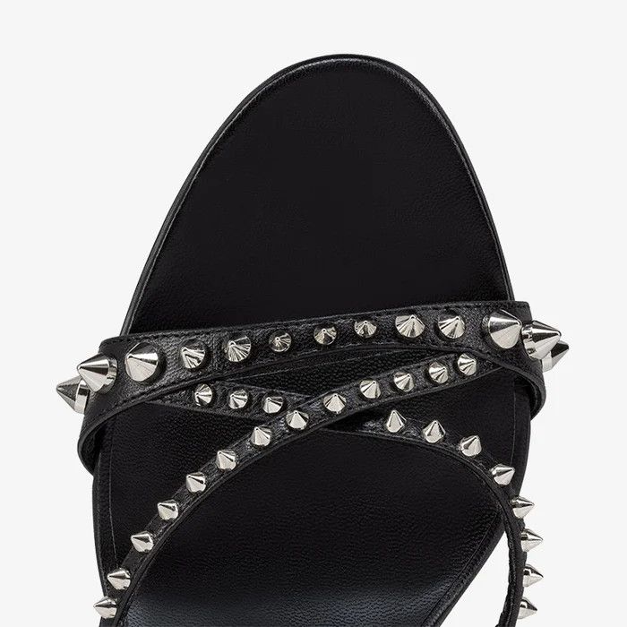 Christian Louboutin o1bcso1str0825 Tatooshka 85 in Black Size US 7 / IT 37 - 4 Thumbnail