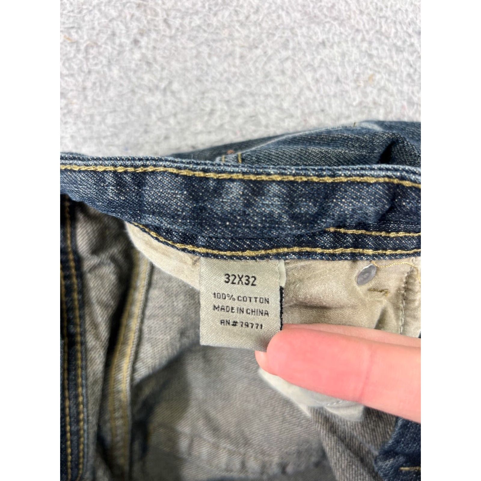 Jordan Craig Jordan Craig Jeans Adult 32 Blue Denim Boot Cut Distressed 32x32 Mens Size US 32 / EU 48 - 7 Thumbnail