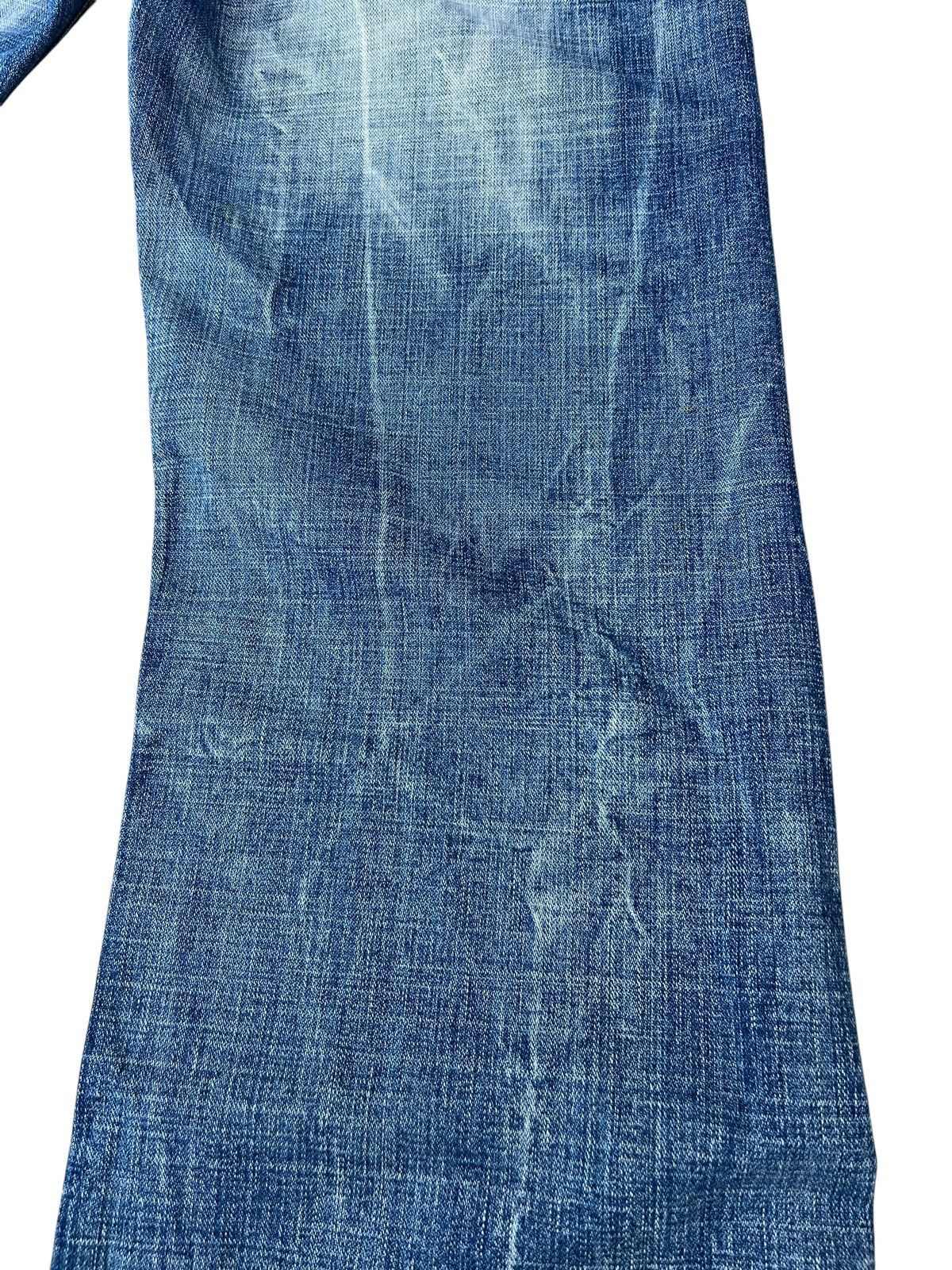If Six Was Nine Vintage Unknown Brand Mud Denim Wide Leg Jeans Bootcut Flare Size US 31 - 19 Thumbnail