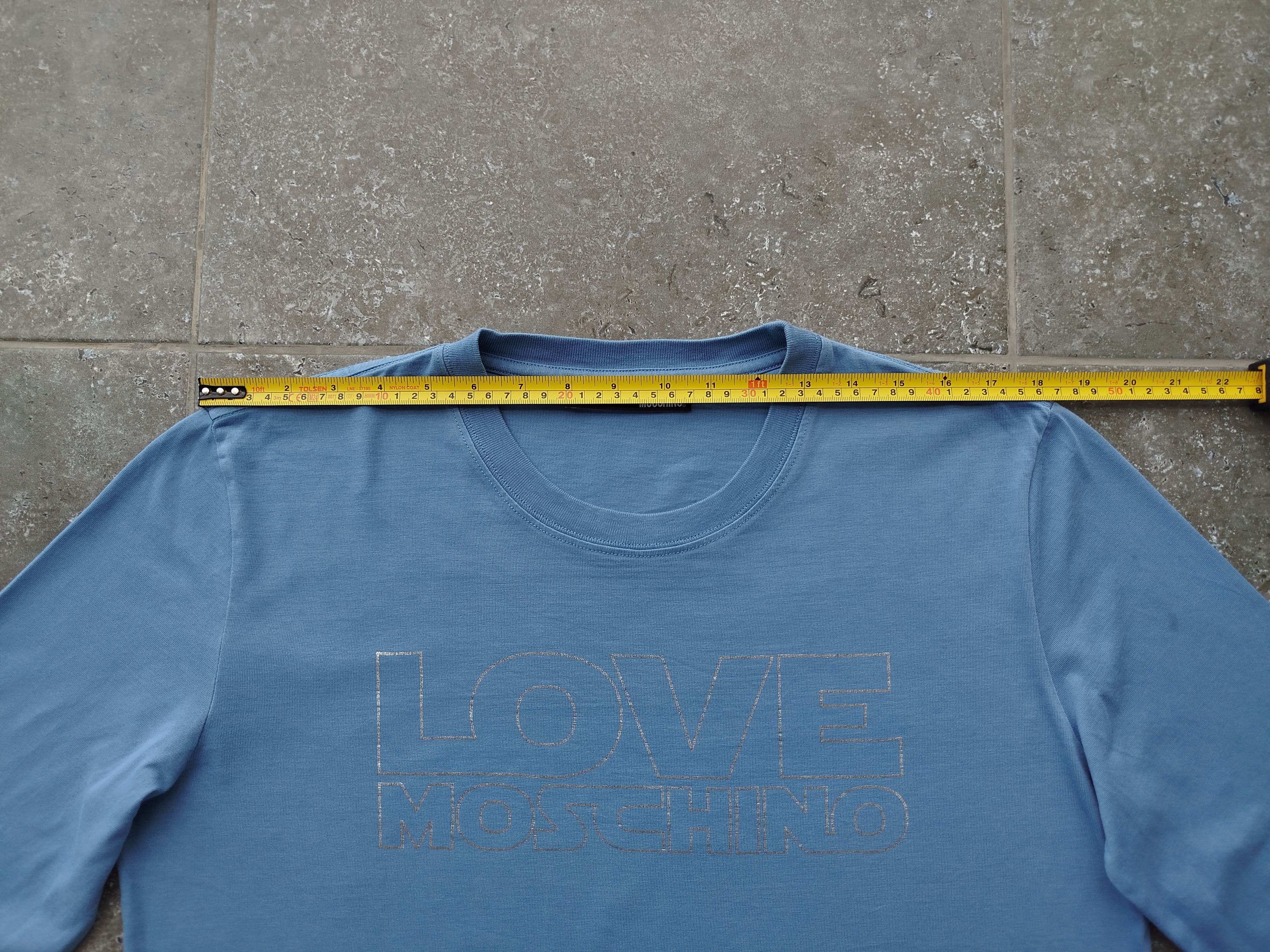 Moschino Love Moschino T-Shirt Long Sleeve Crew Neck Cotton Size L Size US L / EU 52-54 / 3 - 9 Thumbnail