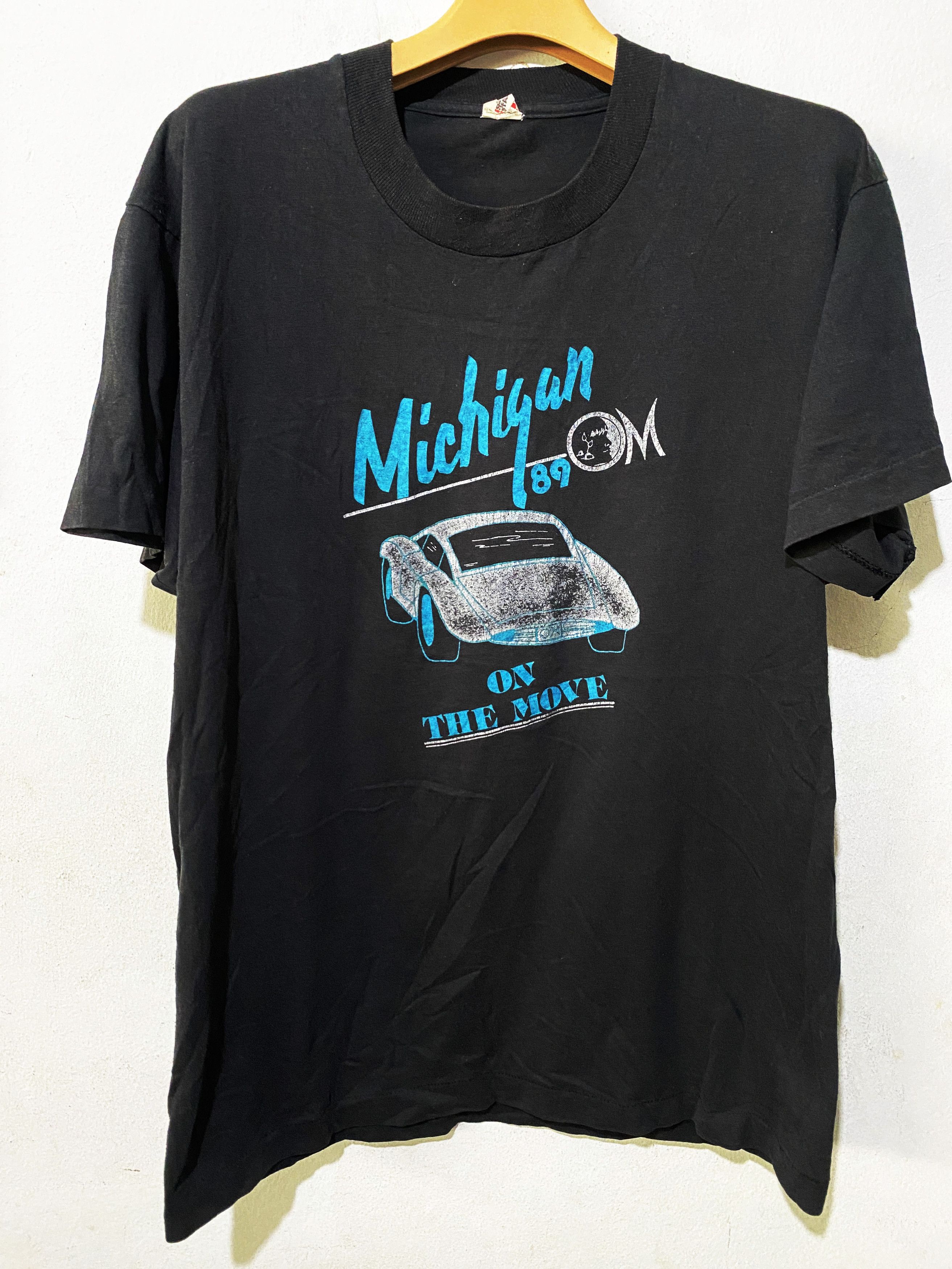 Vintage Vintage 1989 Michigan On The Move Shirt Size US M / EU 48-50 / 2 - 1 Thumbnail