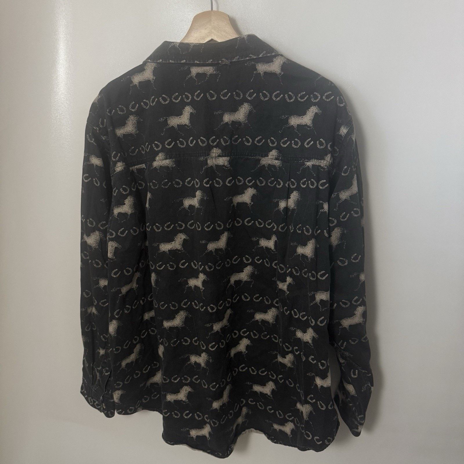 Coldwater Creek Vtg Coldwater Creek Horse Shirt Equestrian Western Cowgirl Size XL / US 12-14 / IT 48-50 - 2 Thumbnail