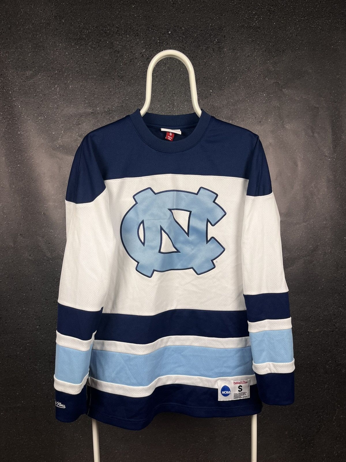 North Carolina NCAA Mitchel Ness jersey hype hockey