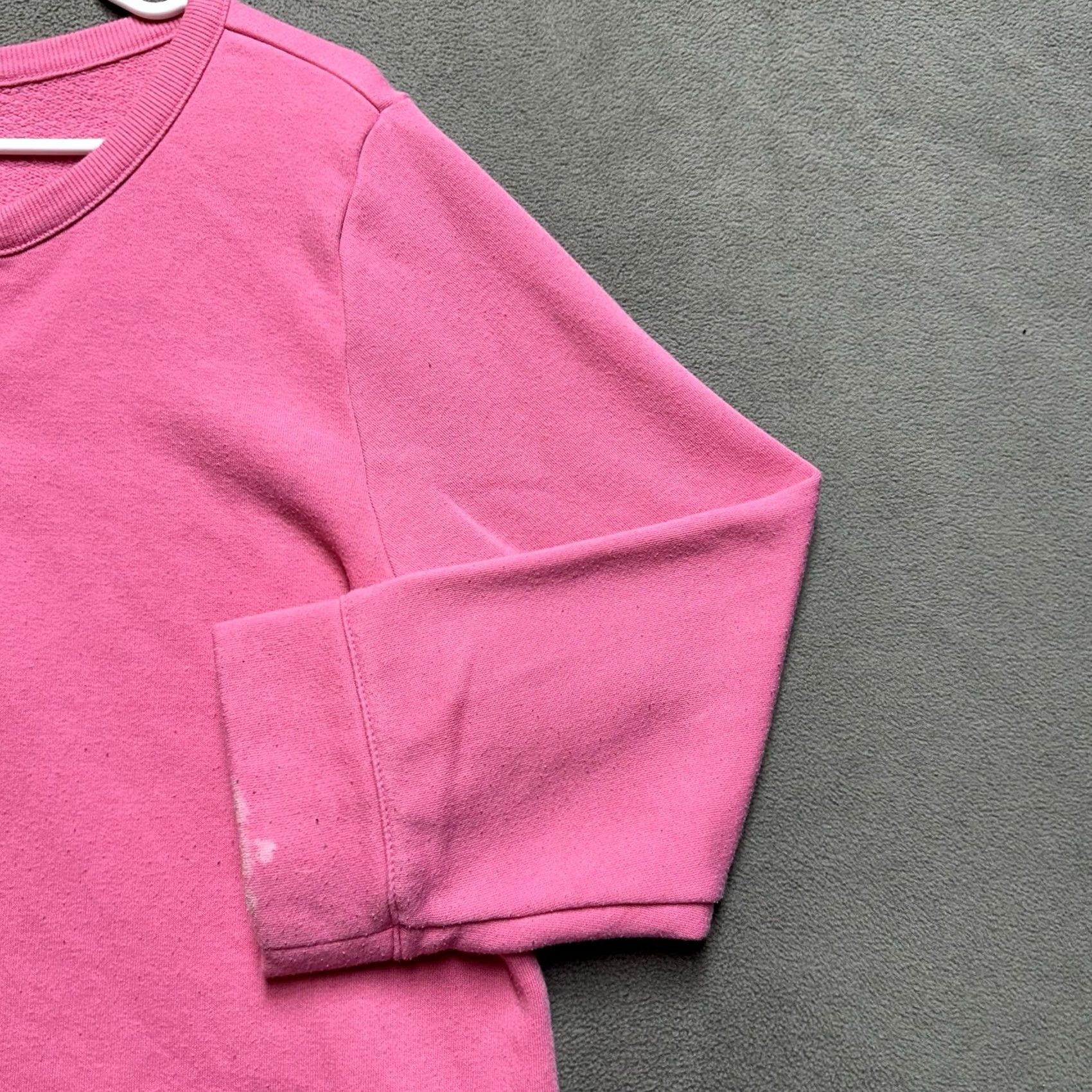 Croft & Barrow Croft & Barrow Sweater Womens Large Pink Round Neck Lace Up Stretch Size L / US 10 / IT 46 - 3 Thumbnail