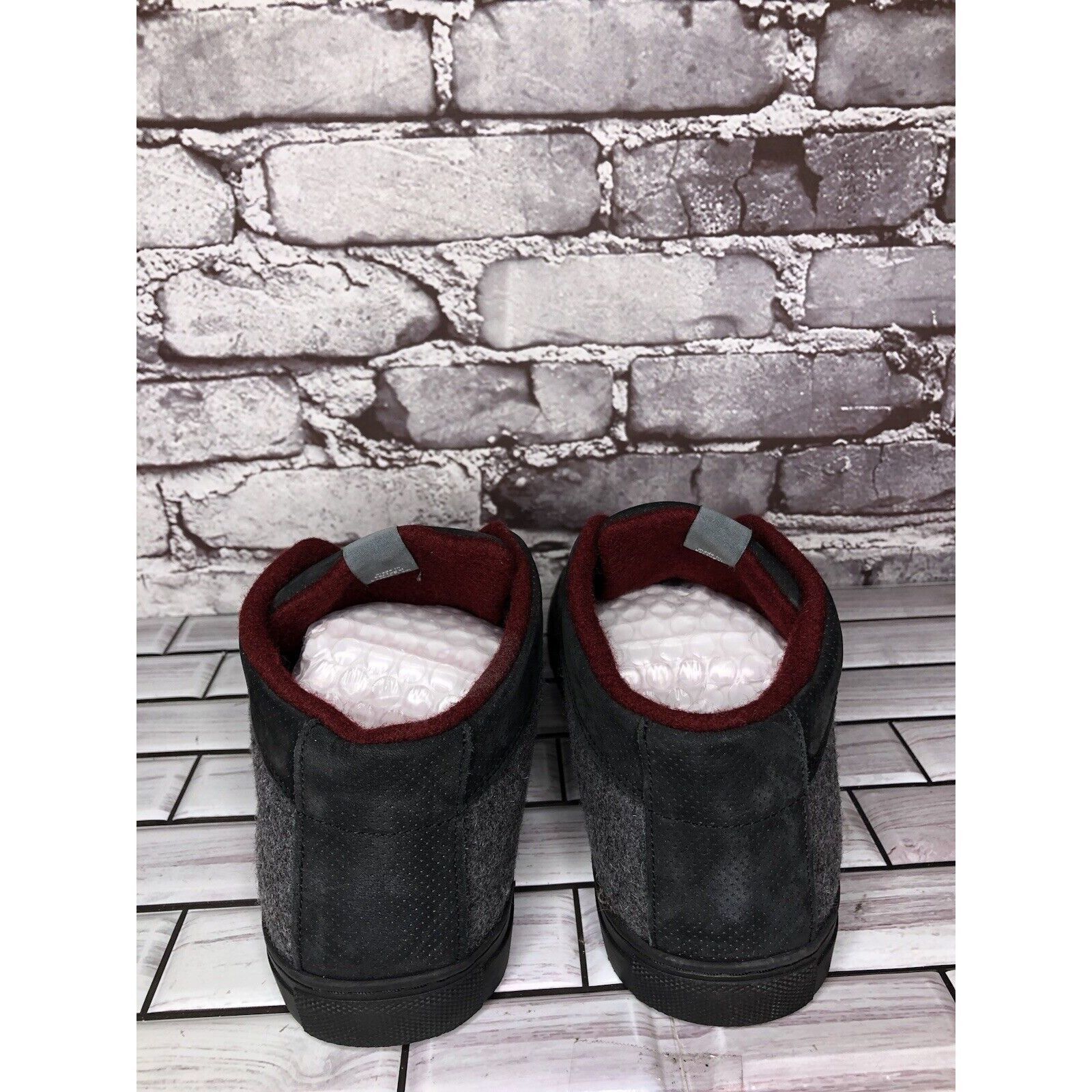 Other Baabuk Sky Wooler Gray High Top Wool Fabric Sneakers Shoes M Size US 9 / EU 42 - 4 Thumbnail