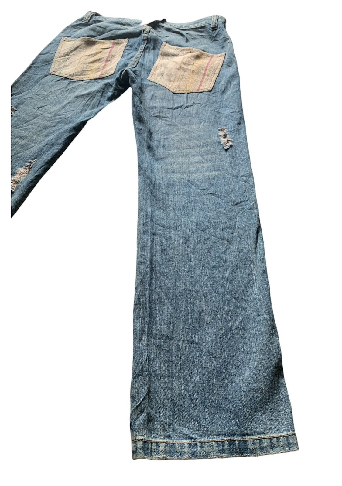 Japanese Brand DISTRESSED JEANS INSPIRED KAPITAL Size US 33 - 5 Thumbnail