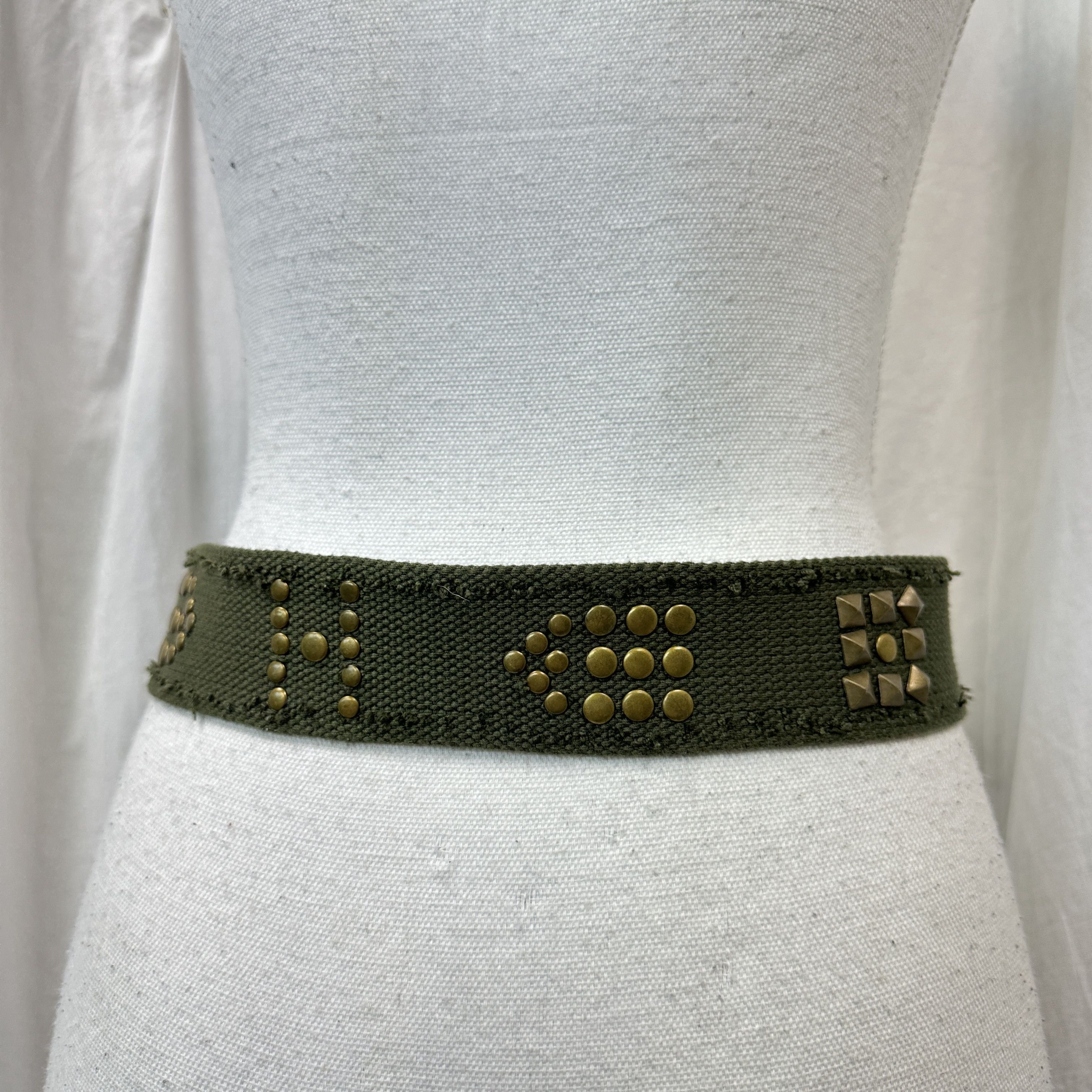 Vintage Vintage Grunge Opium Studded Belt Y2K Size ONE SIZE - 6 Thumbnail