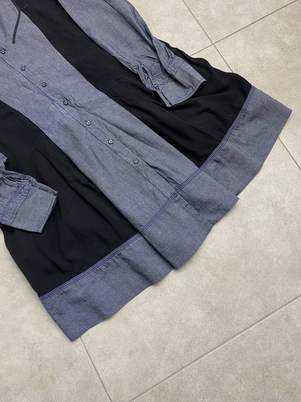 Marithe + Francois Girbaud Marithe Francois Girbaud Denim Cotton Robe Shirt Dress Size XL / US 12-14 / IT 48-50 - 5 Thumbnail