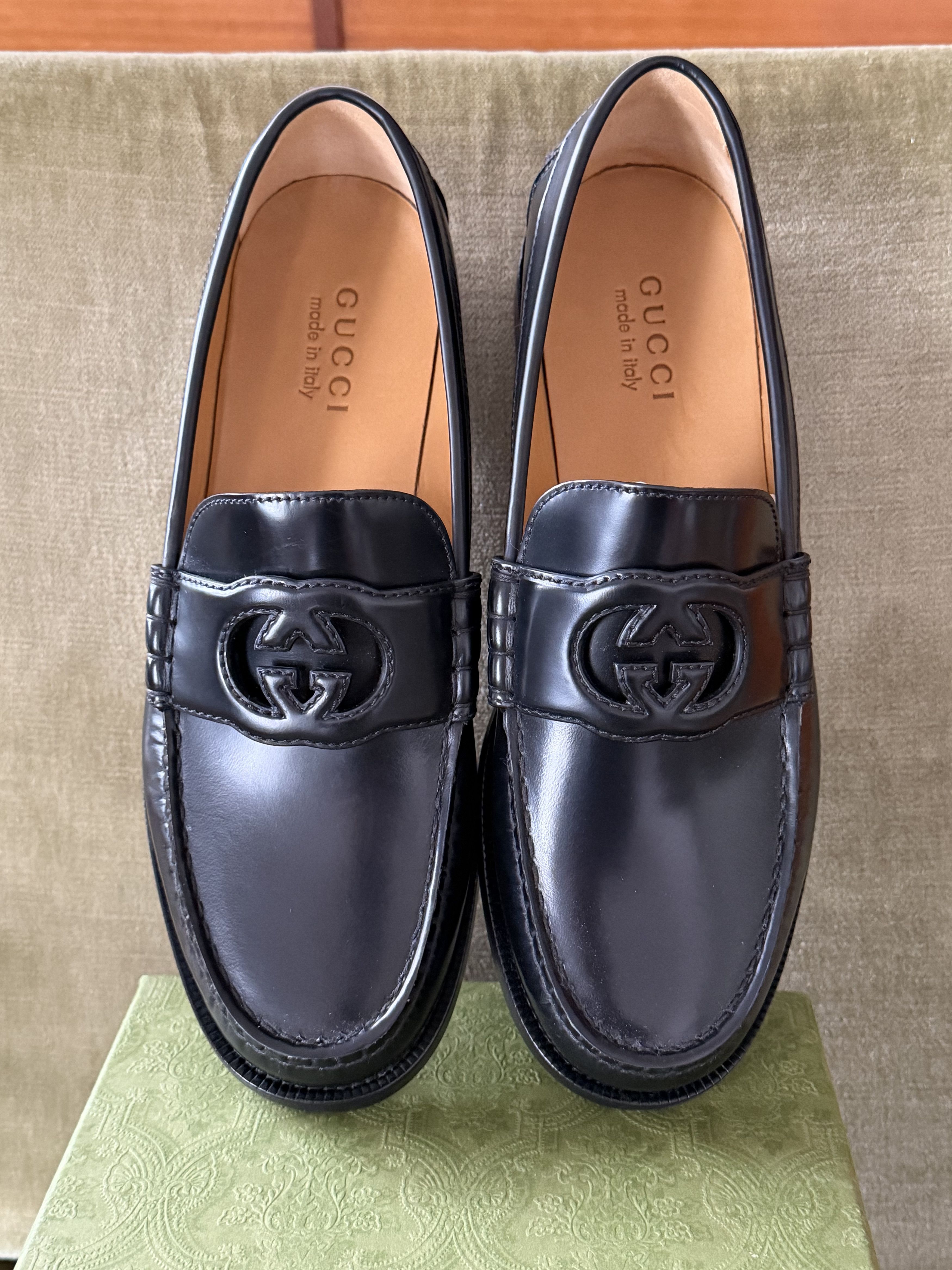 Gucci Gucci Loafer 'Interlocking G - Black' Size US 9 / EU 42 - 4 Thumbnail