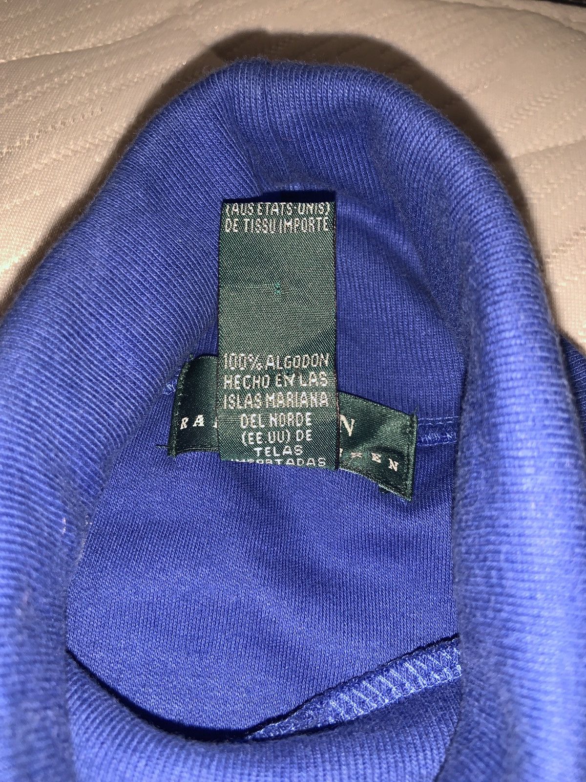 Ralph Lauren Men’s Medium - Ralph Lauren Green Tag Blue Turtle Neck Size US M / EU 48-50 / 2 - 5 Thumbnail