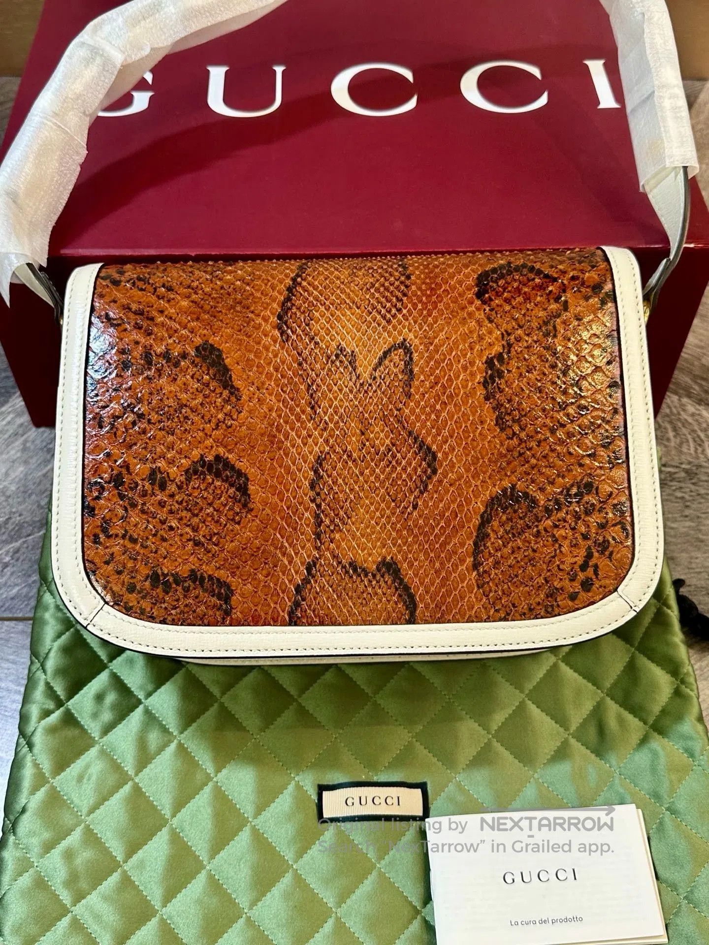 Gucci Gucci Limited 1955 Rare Leather Saddle Bag. Size ONE SIZE - 2 Thumbnail