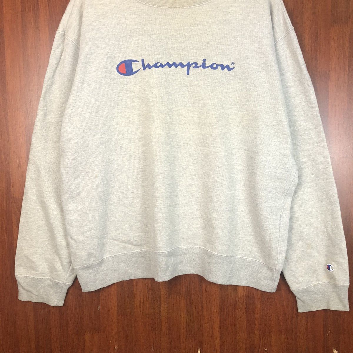 Champion Champion vintage Grey Sweatshirt #7502 Size US XL / EU 56 / 4 - 3 Thumbnail