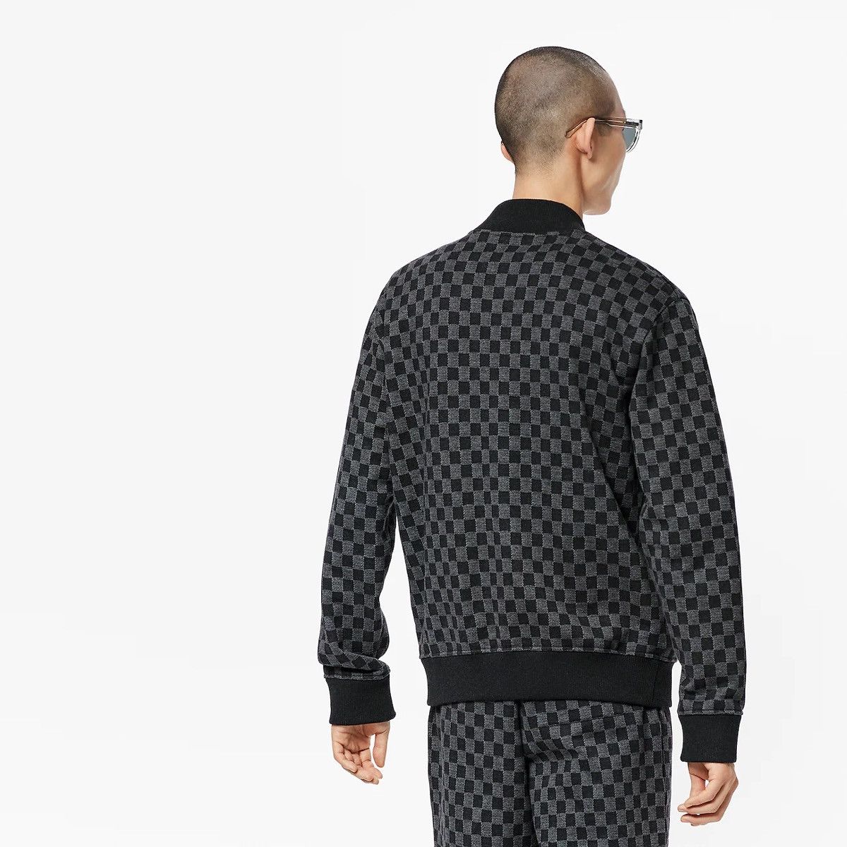 Louis Vuitton Louis Vuitton Damier Jacquard Zip-Through Bomber Jacket Size US L / EU 52-54 / 3 - 4 Thumbnail