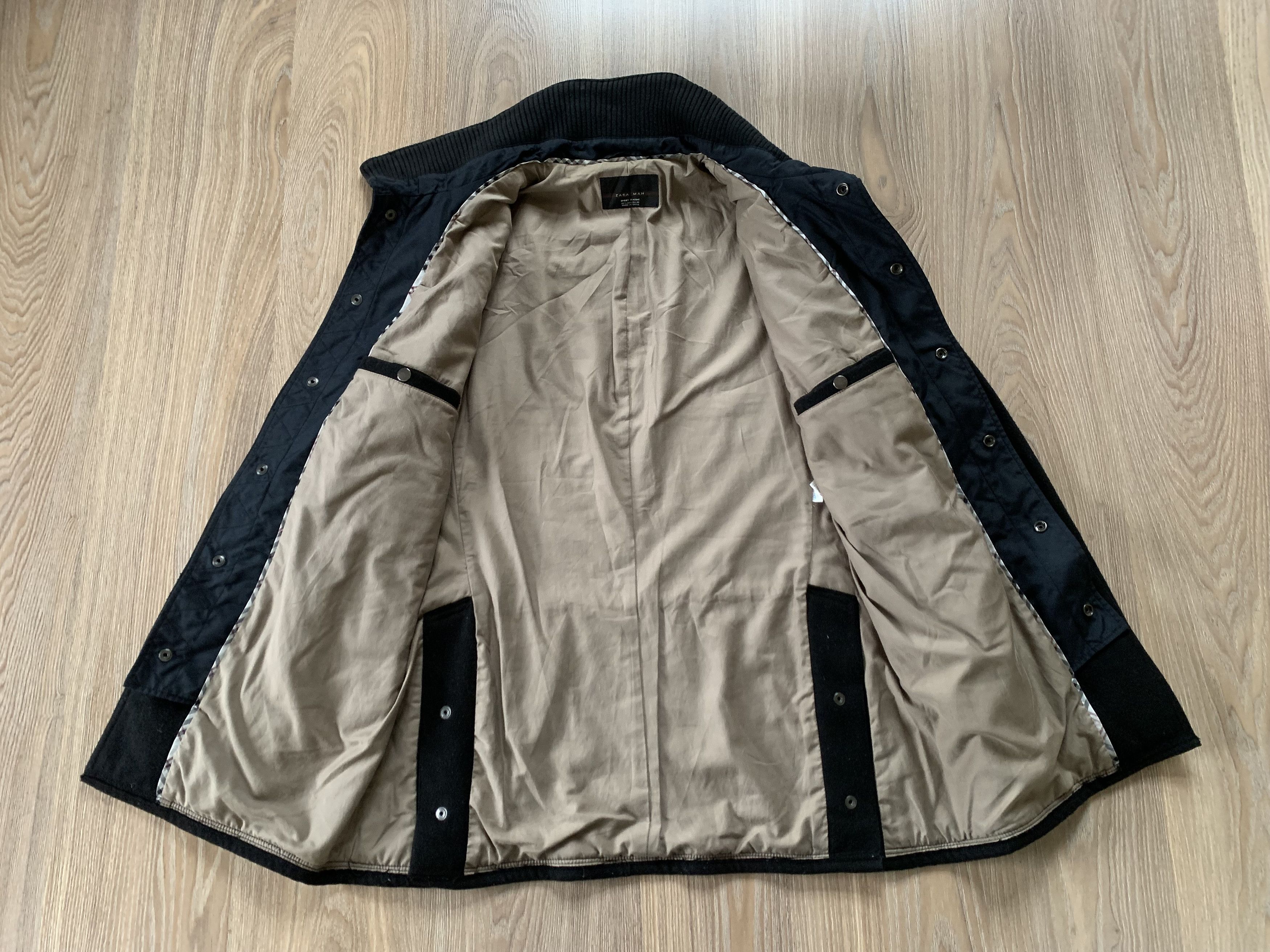 Designer × Zara Zara Man Heavy Wool Coat Size US L / EU 52-54 / 3 - 4 Thumbnail