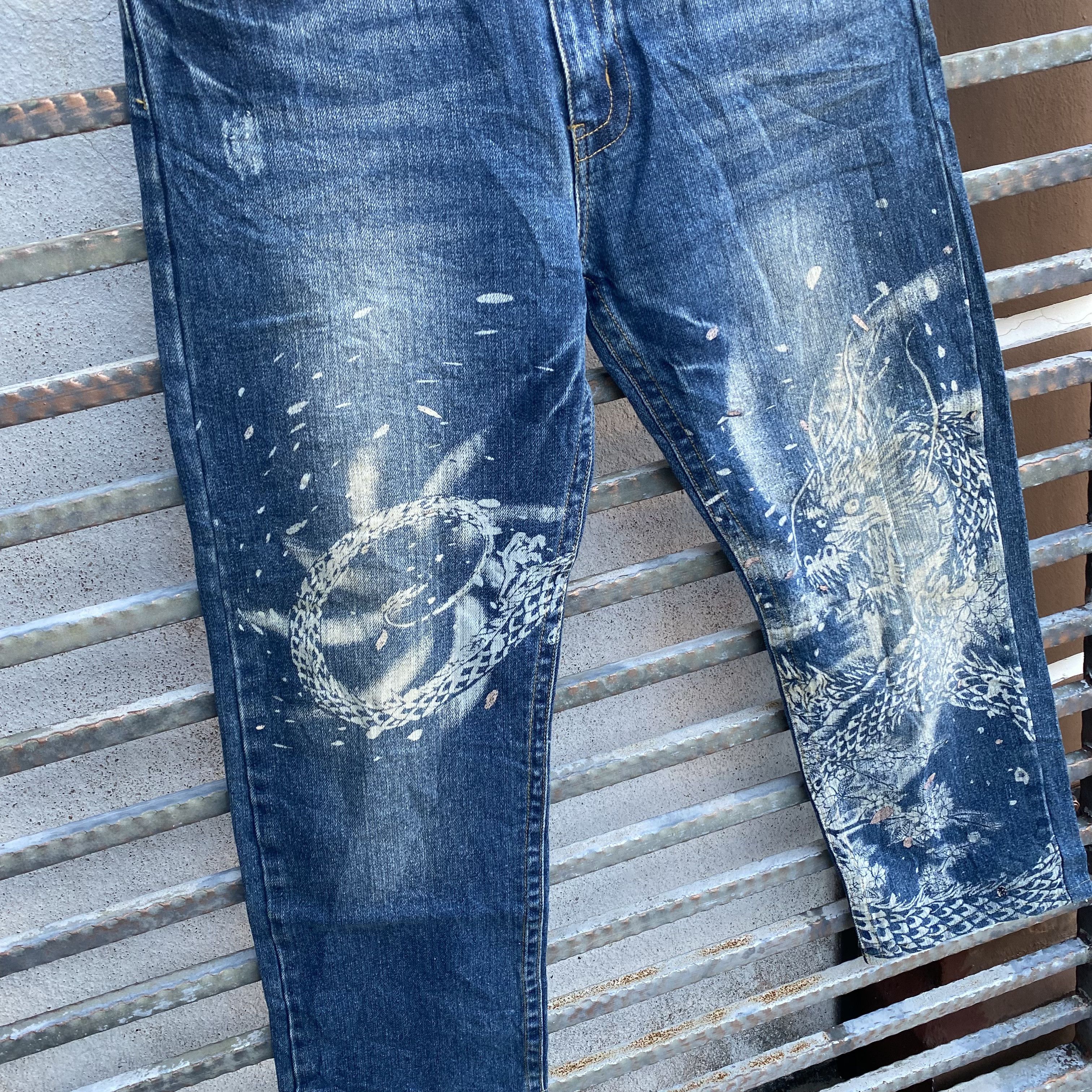 Karakuri Tamashii Karakuri Tamashi Sukajan Dragon Jeans Size US 32 / EU 48 - 11 Thumbnail