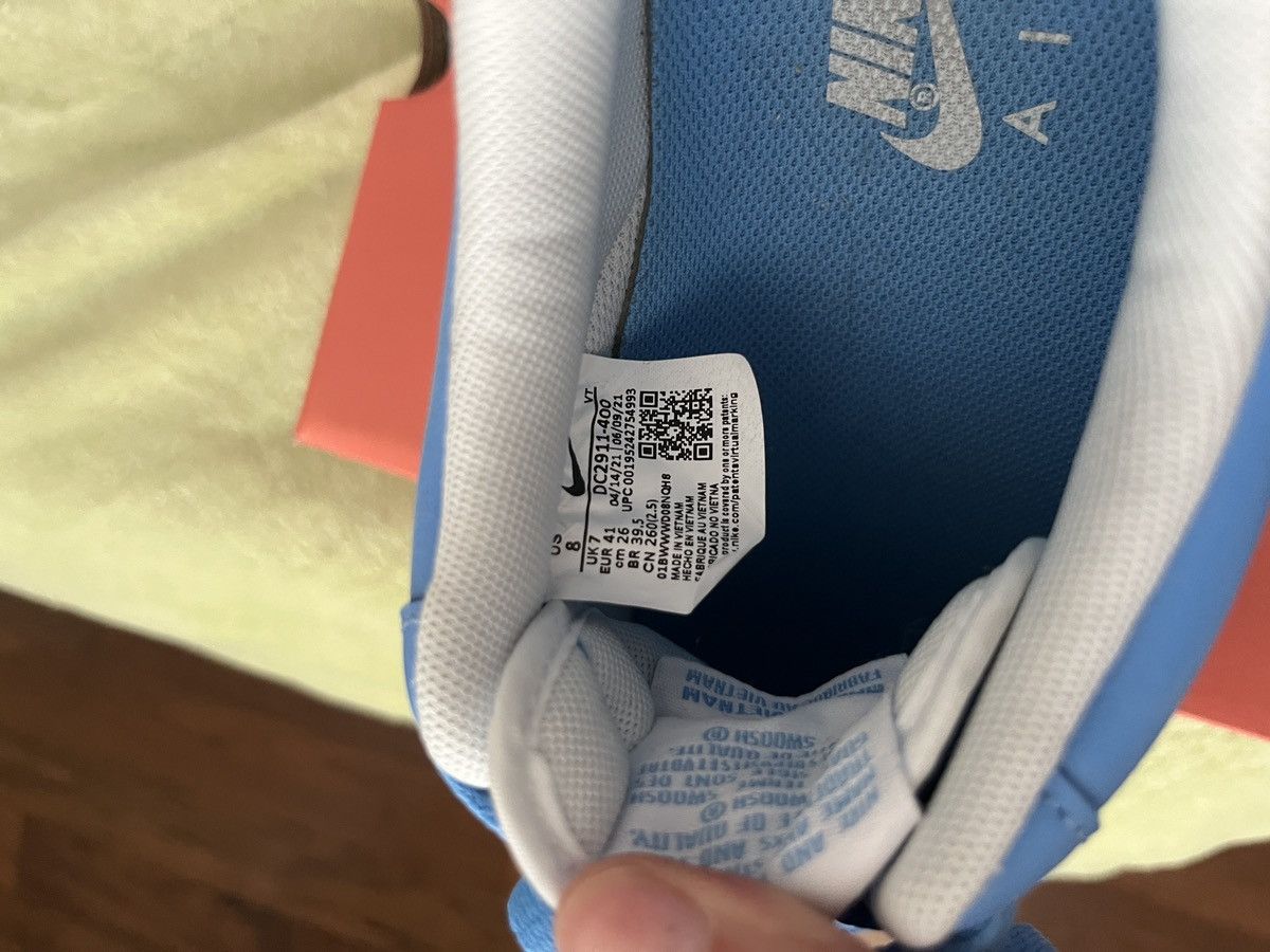 Nike Air Force 1 ‘07 - University Blue Size US 8 / EU 41 - 8 Thumbnail