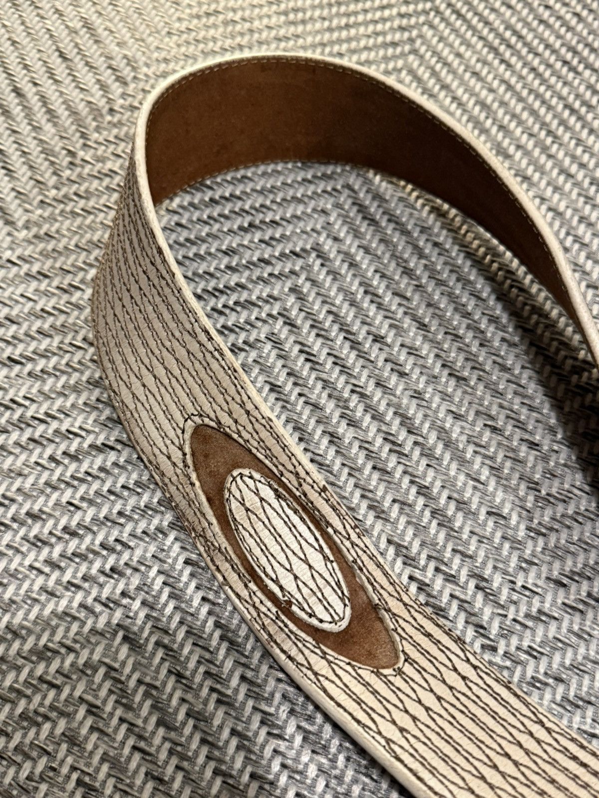 Oakley OAKLEY VINTAGE OLD METAL BELT BEIGE ICON Size ONE SIZE - 3 Thumbnail