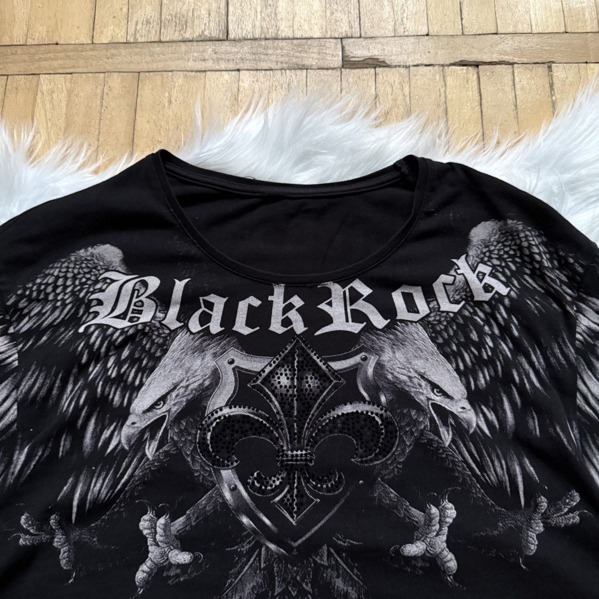 Affliction 📌 Crazy Black Rock Y2K Gothic Skull T-Shirt Affliction vibe Size US M / EU 48-50 / 2 - 3 Thumbnail
