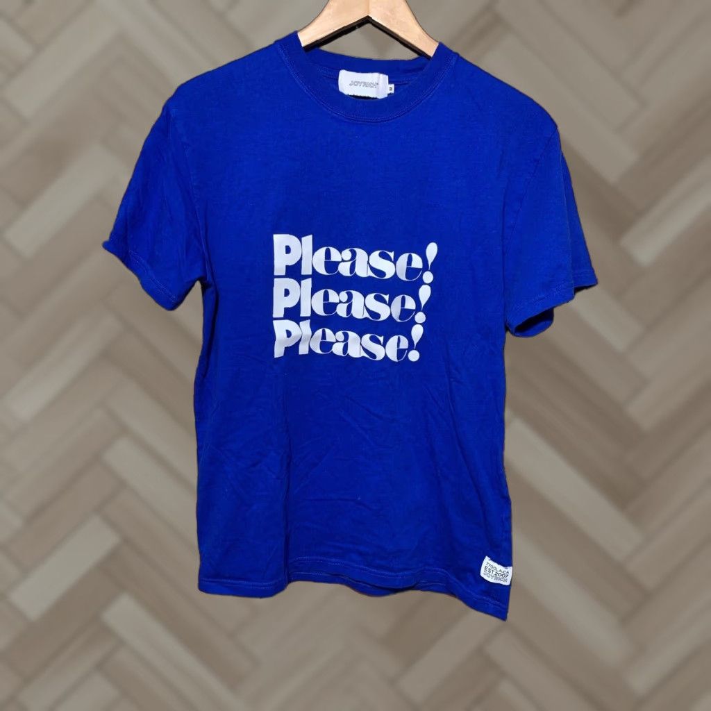 Joyrich JOYRiCH Blue Please Shirt Medium Men T-Shirt Short Sleeve 100% Cotton Solid Basic Tee Size US M / EU 48-50 / 2 - 1 Thumbnail