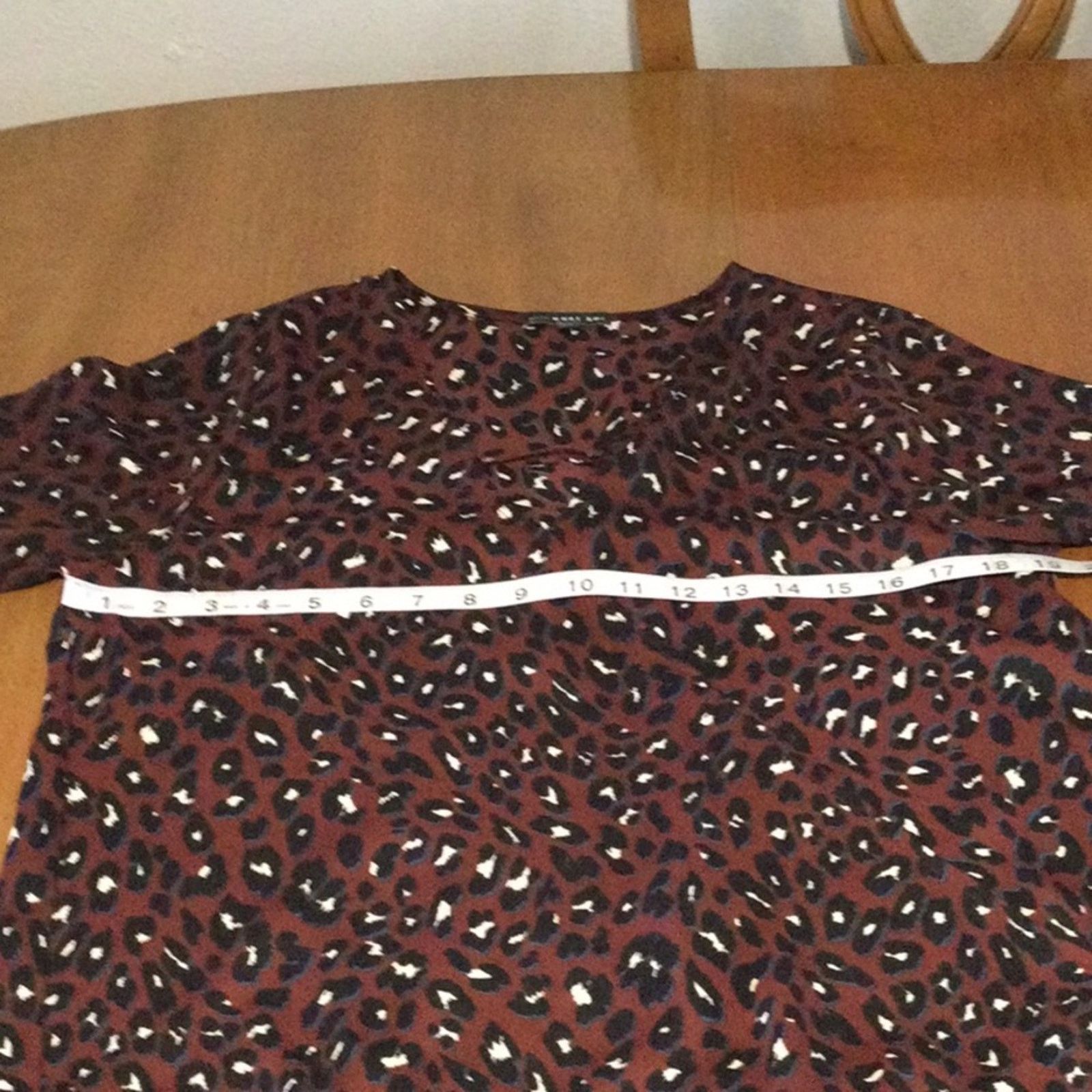 Other West Kei Multicolor Faux Wrap Tie Sleeve Blouse S Size S / US 4 / IT 40 - 14 Thumbnail