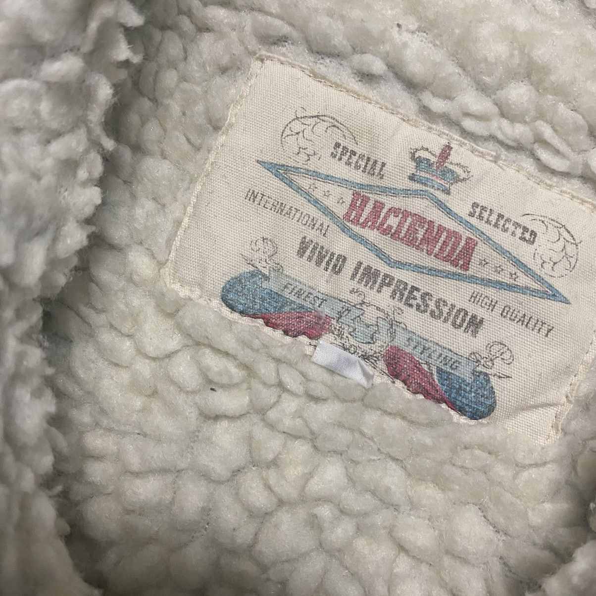 Japanese Brand Sherpa Denim Jacket Acid Wash Vintage Hacienda Winter Size US L / EU 52-54 / 3 - 7 Thumbnail