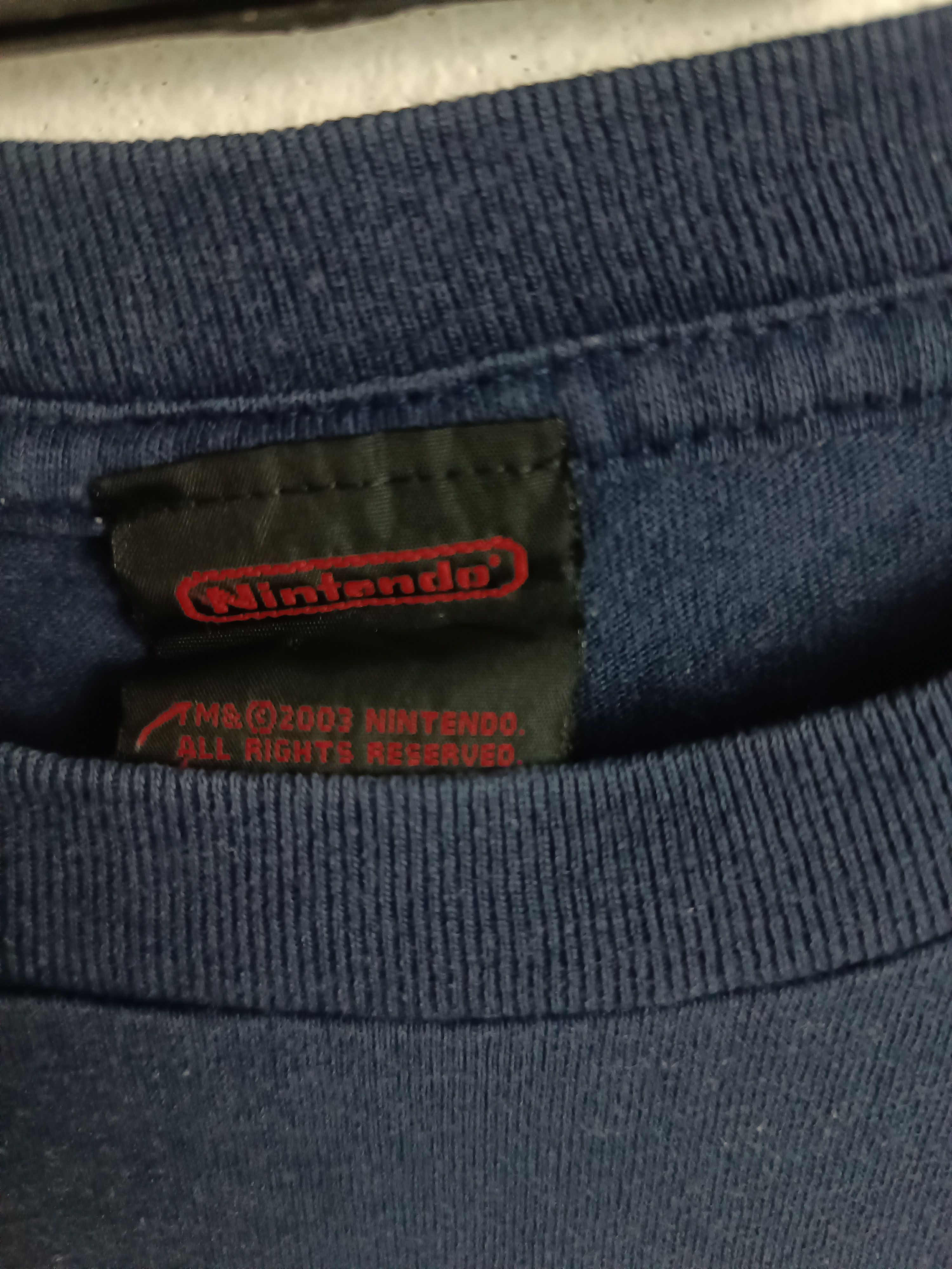 Nintendo THRASHED FADED VINTAGE 2003 NINTENDO SUPER MARIO BROS RARE Size US S / EU 44-46 / 1 - 8 Thumbnail