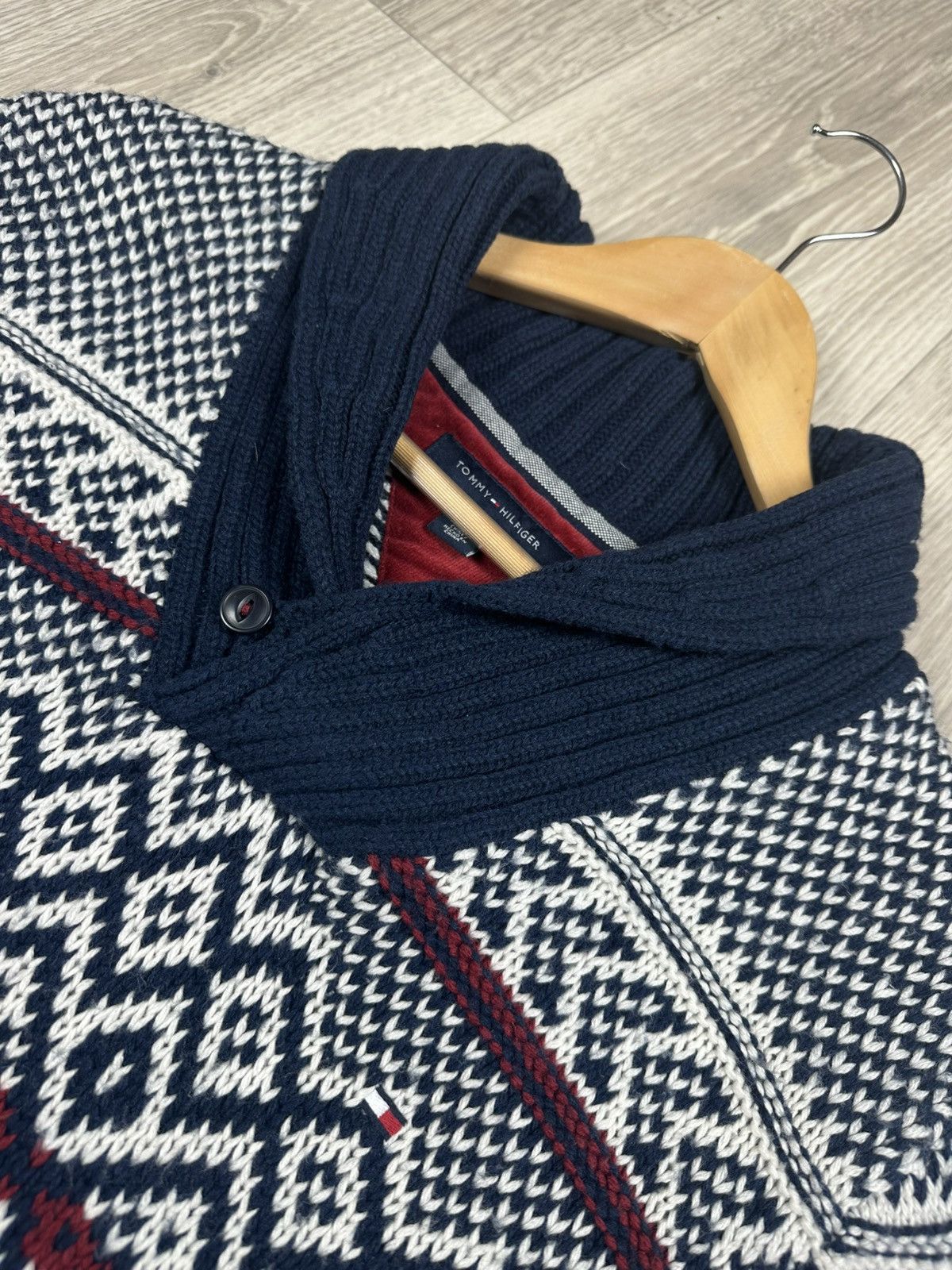 Tommy Hilfiger × Vintage Vintage Tommy Hilfiger Knit Cardigan Sweater Size US M / EU 48-50 / 2 - 5 Thumbnail