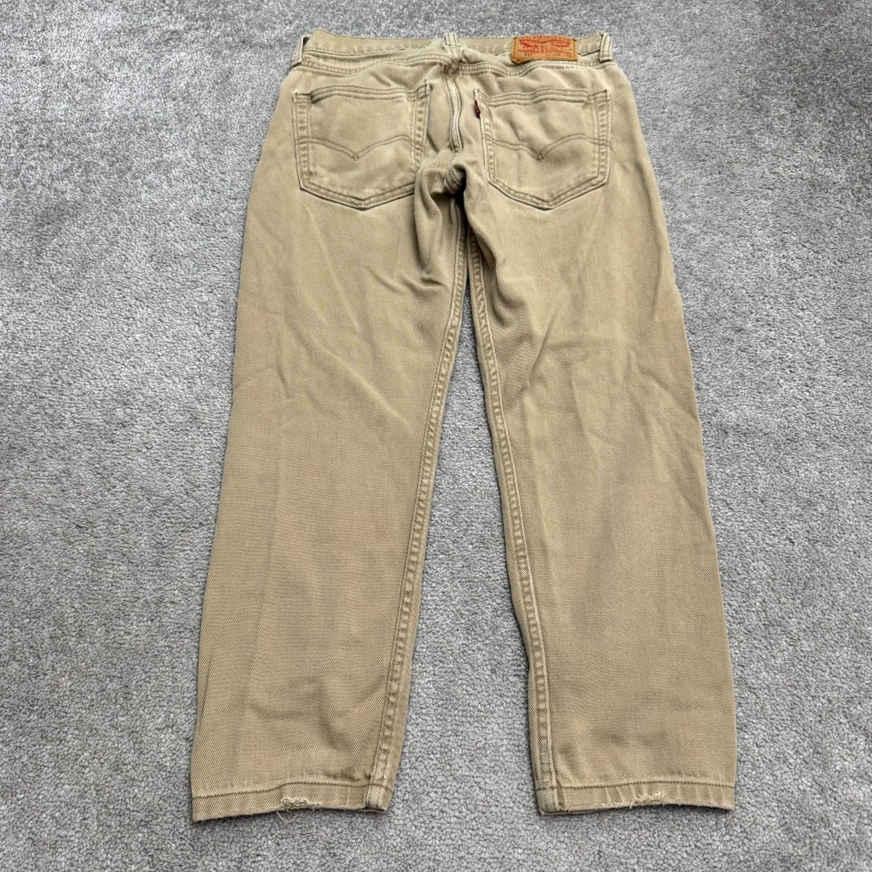 Levi's Levi's 512 Slim Fit Taper Denim Jeans Womens 30x30 Khaki Brown Stretch Casual Size 30" / US 8 / IT 44 - 2 Thumbnail