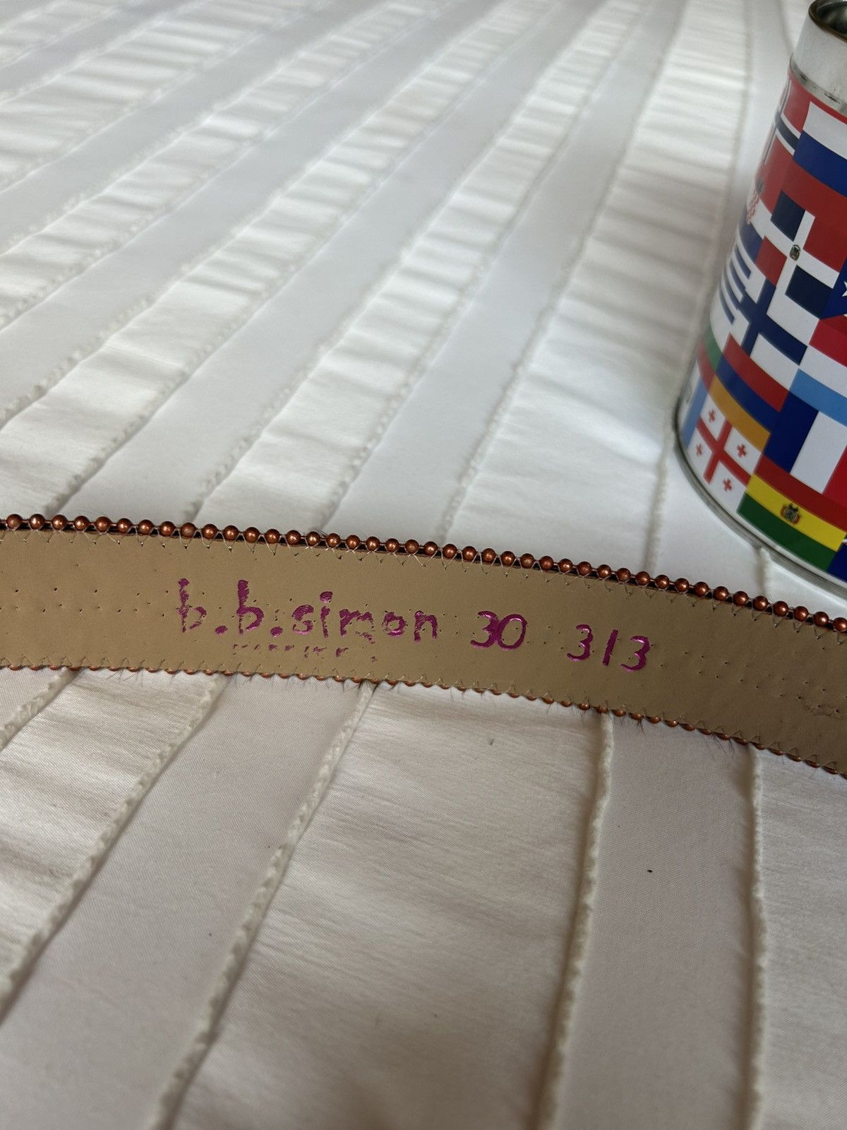 B.B. Simon B.B Simon Brown/Bronze Pony hair belt Size ONE SIZE - 3 Thumbnail